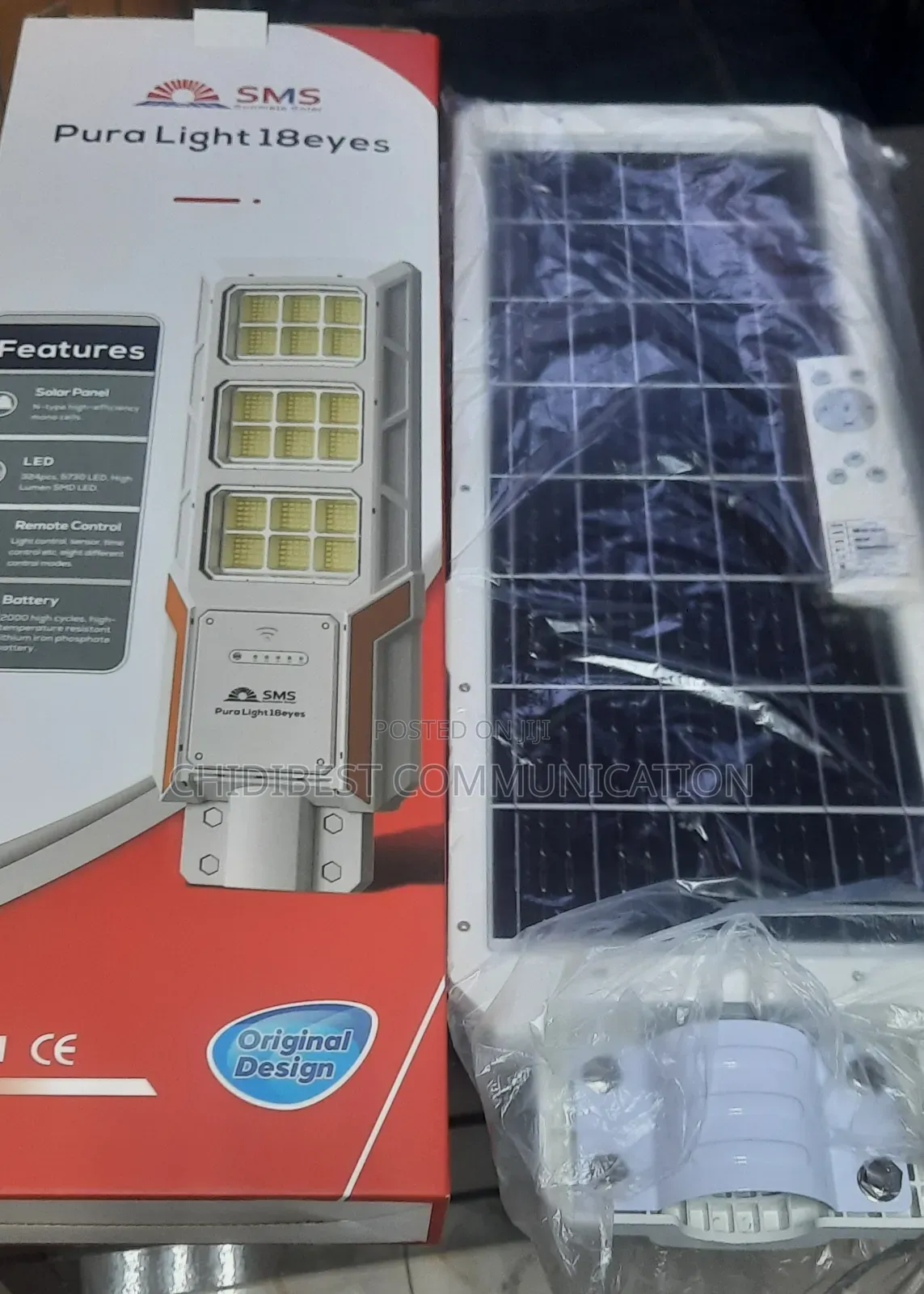 SMS Solar Street Light 18eyes Is Available