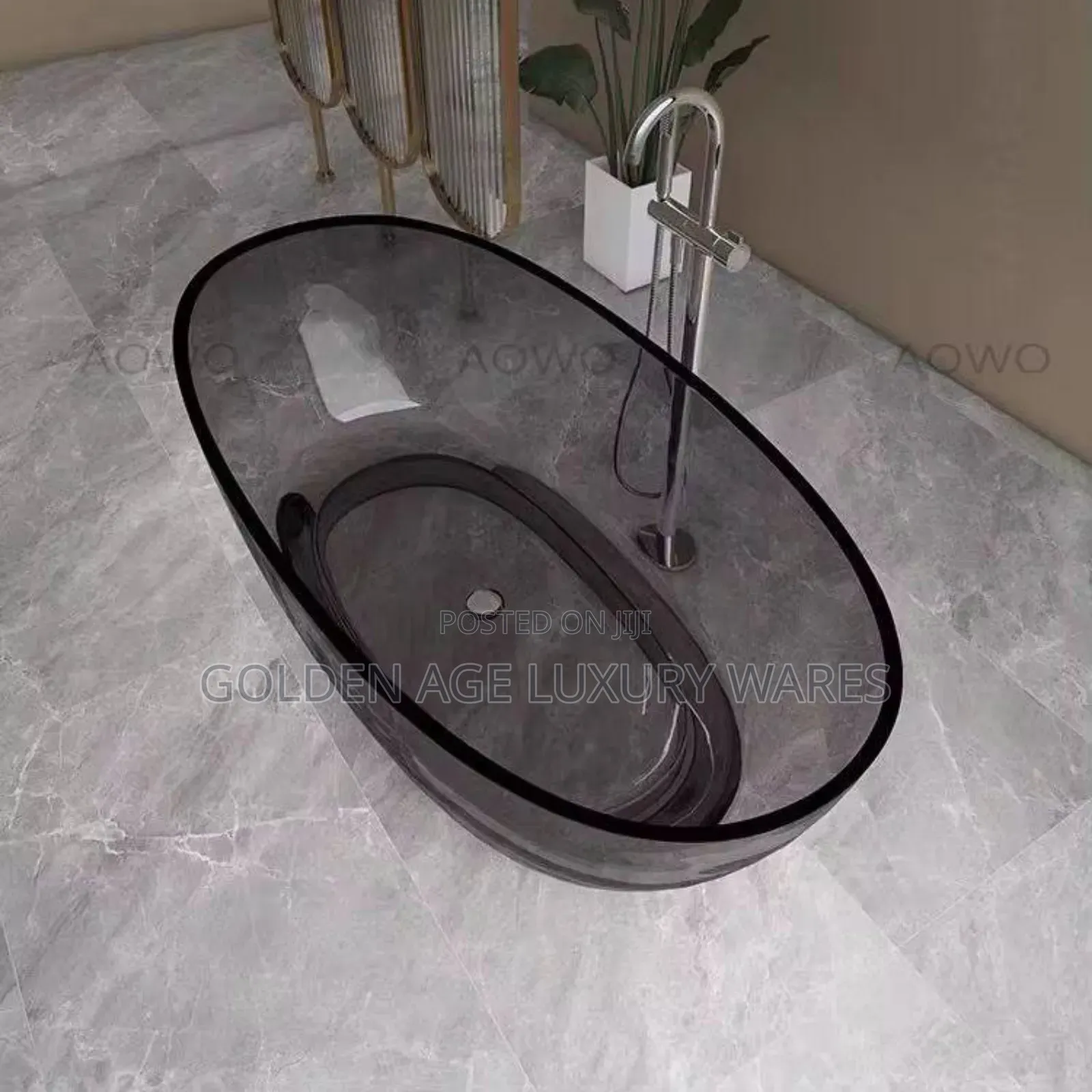 Translucent Acrylic Bathtub