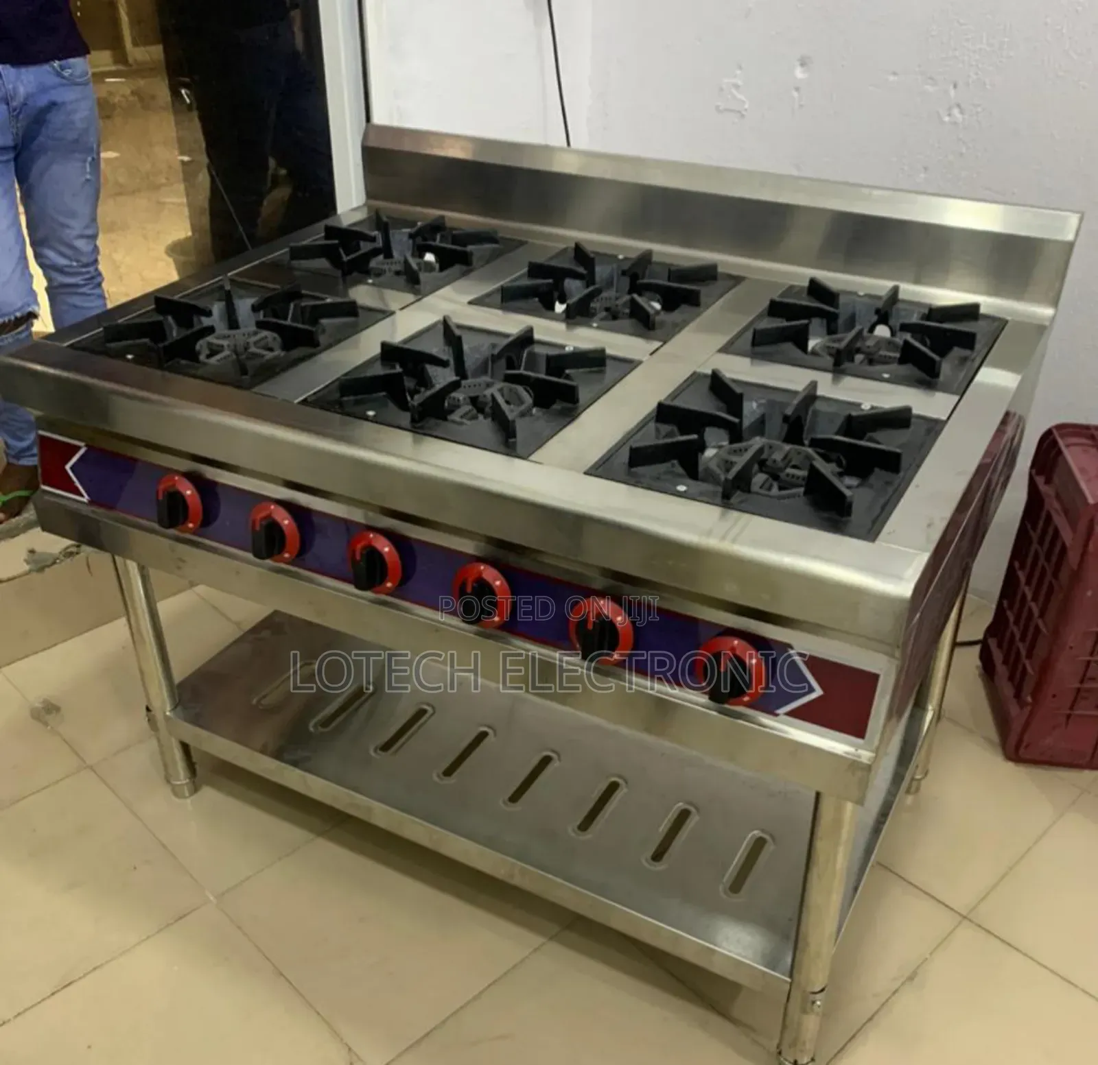 Industrial Gas Cooker 6burner Without Oven