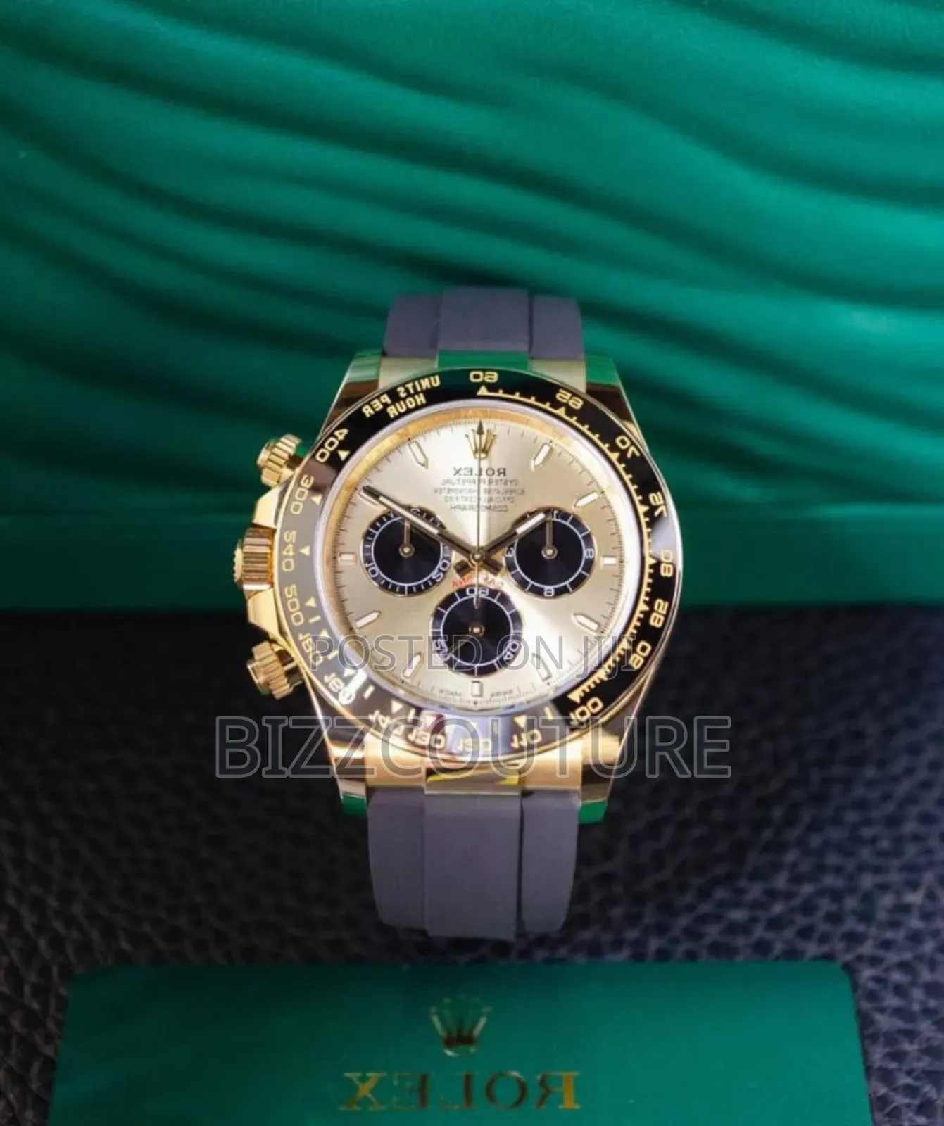 High Quality Grade Aaa Rolex Rubber Black Strap Watch