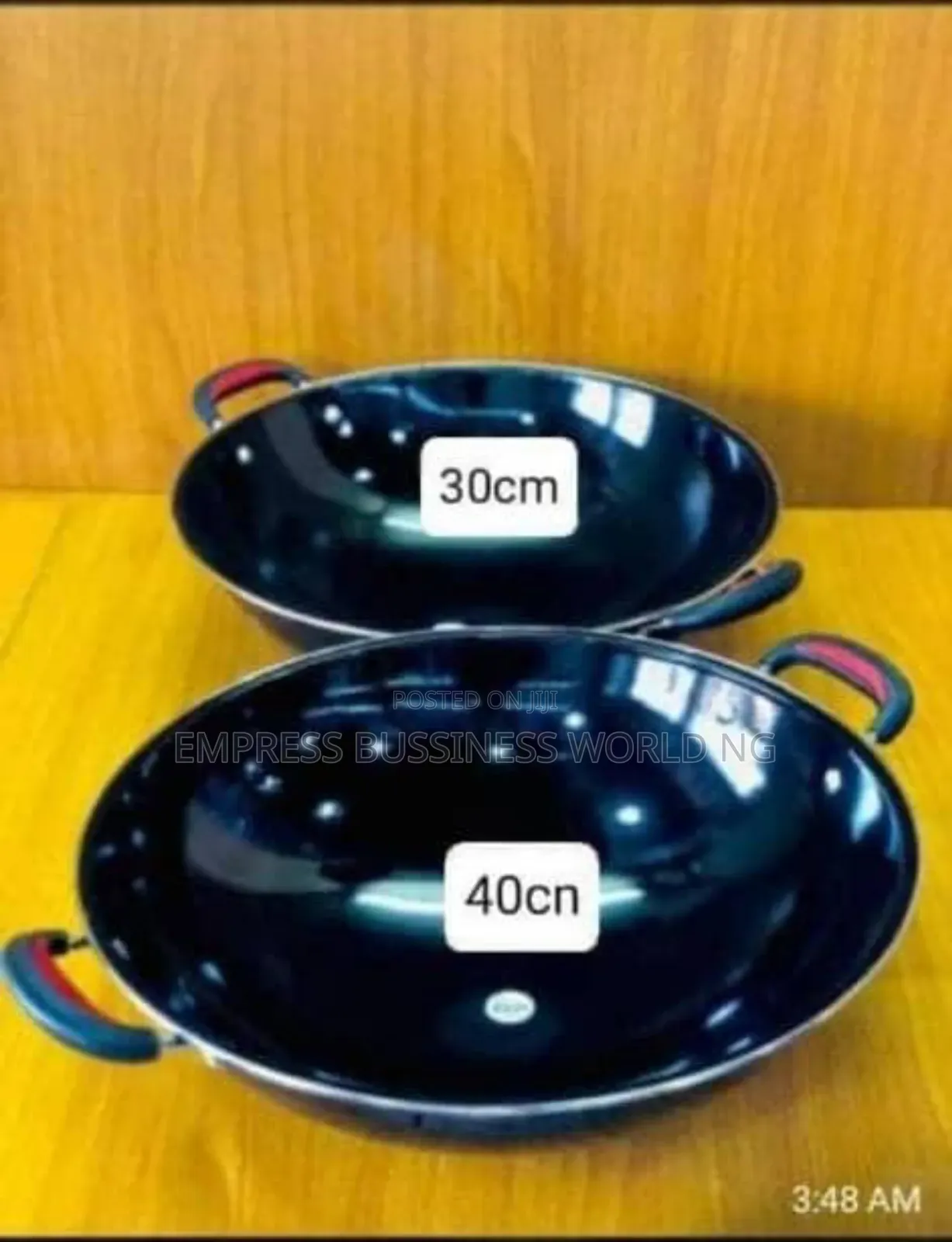 2 PCS Frying Pan-30 and 40cm