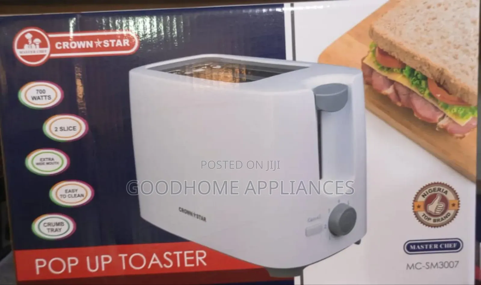Masterchef Pop Up Toaster 2face