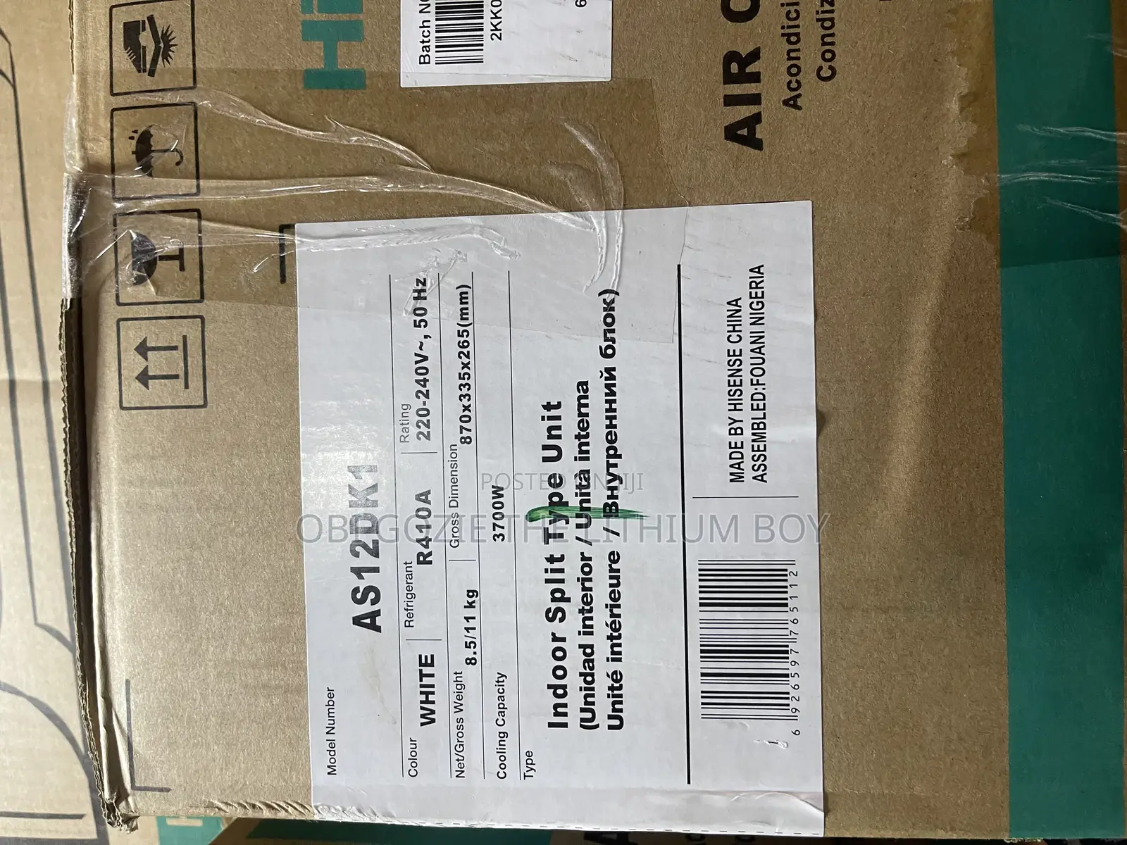 1.5 Hp Hisense Air Conditioner Available in Stock