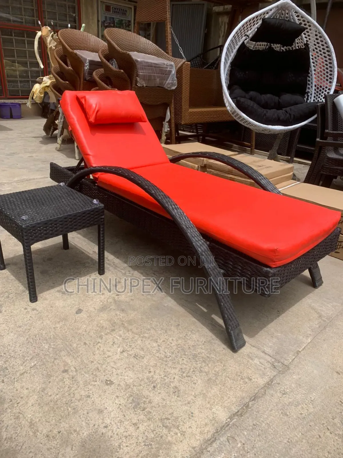 Rattan Pool Side Bed
