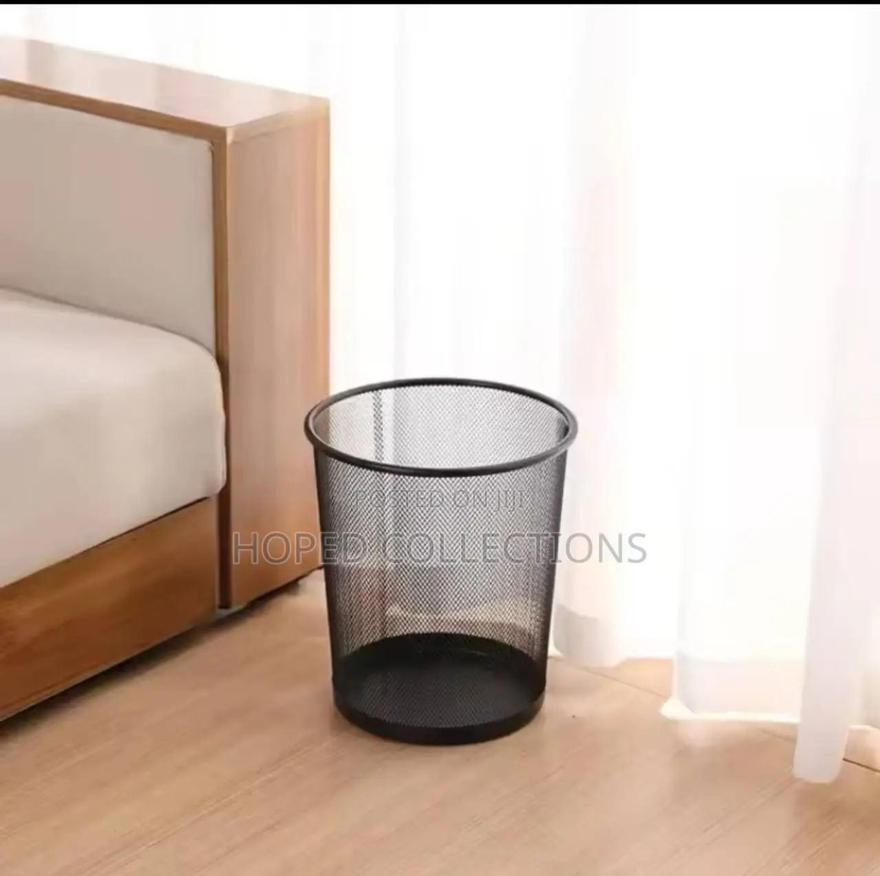 Metal Mesh Paper Trash Bin