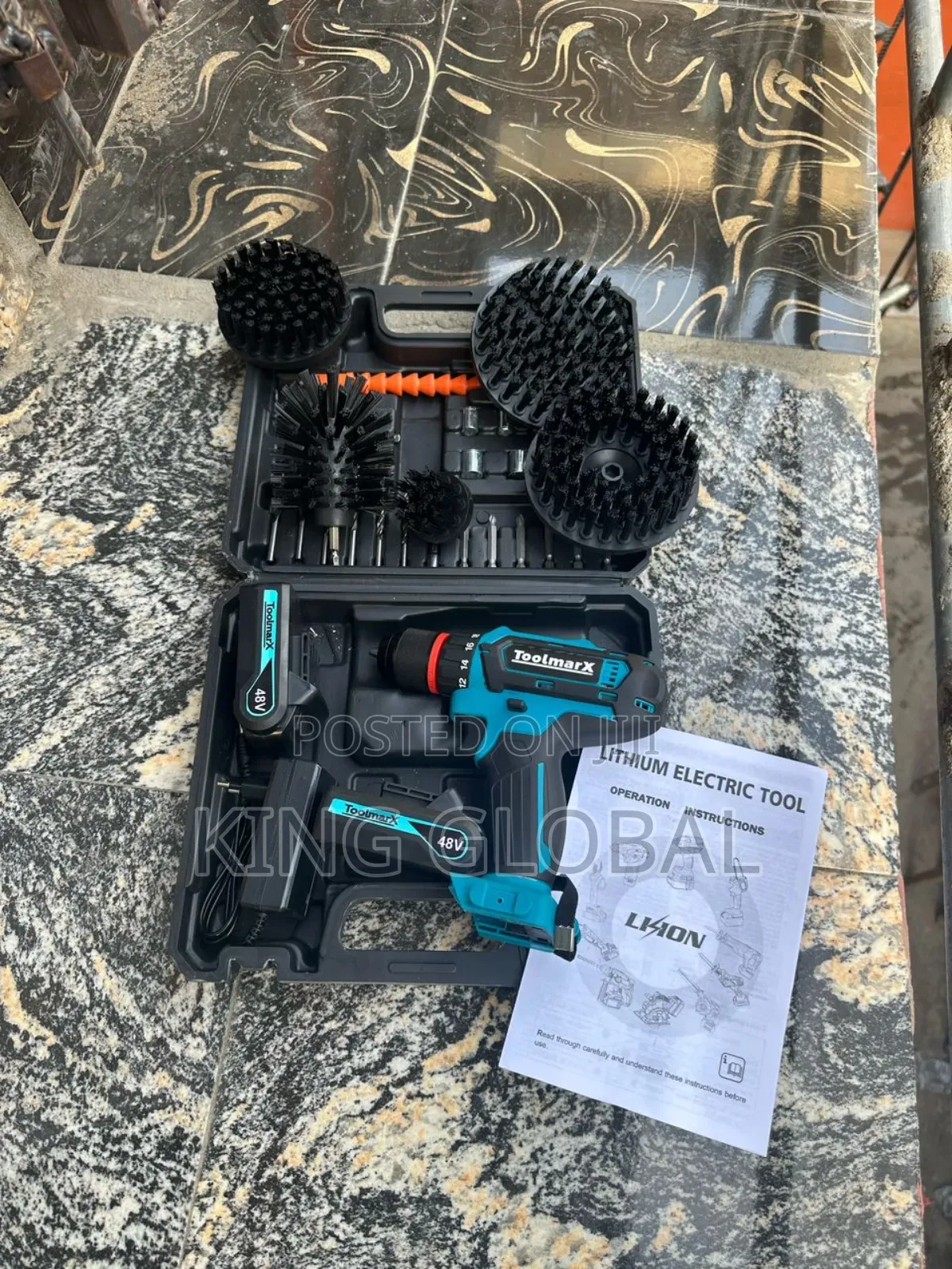 Complete Better Drilling Brush Kit With Drilling Machine