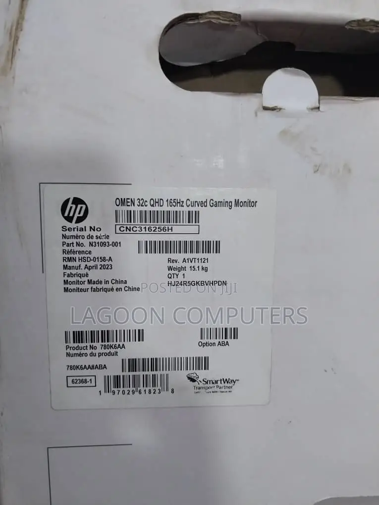 Omen By Hp 31.5 Inch Qhd 165hz Curved Gaming Monitor