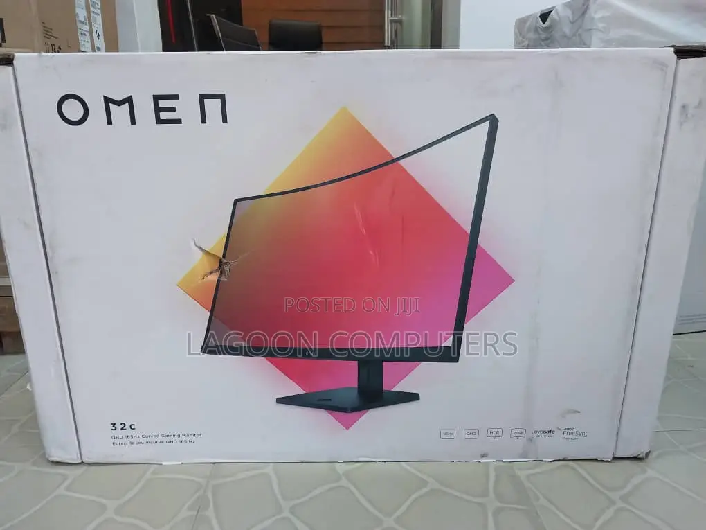 Omen By Hp 31.5 Inch Qhd 165hz Curved Gaming Monitor