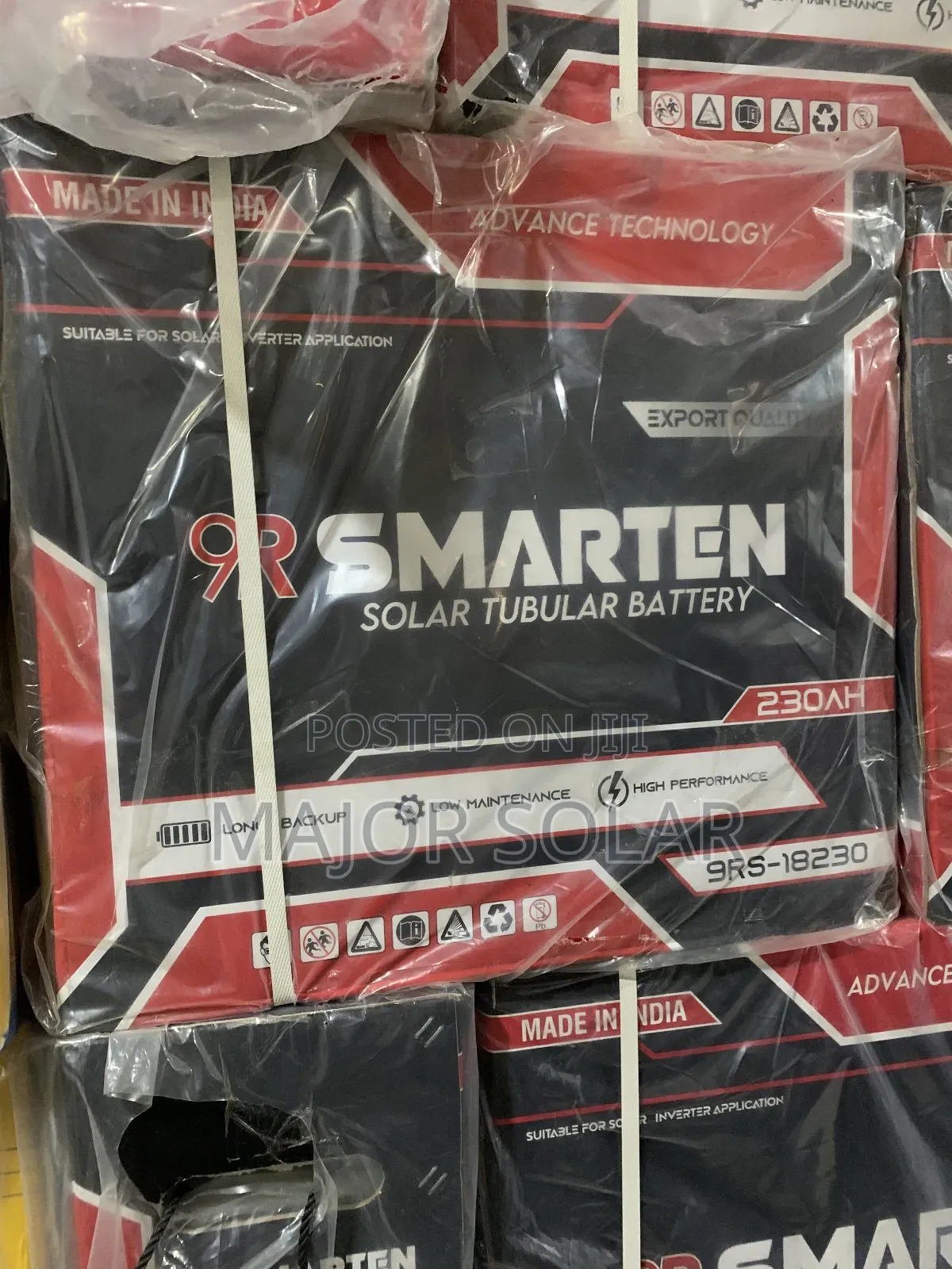Smarten Strong Tall Tubular Battery 230ah