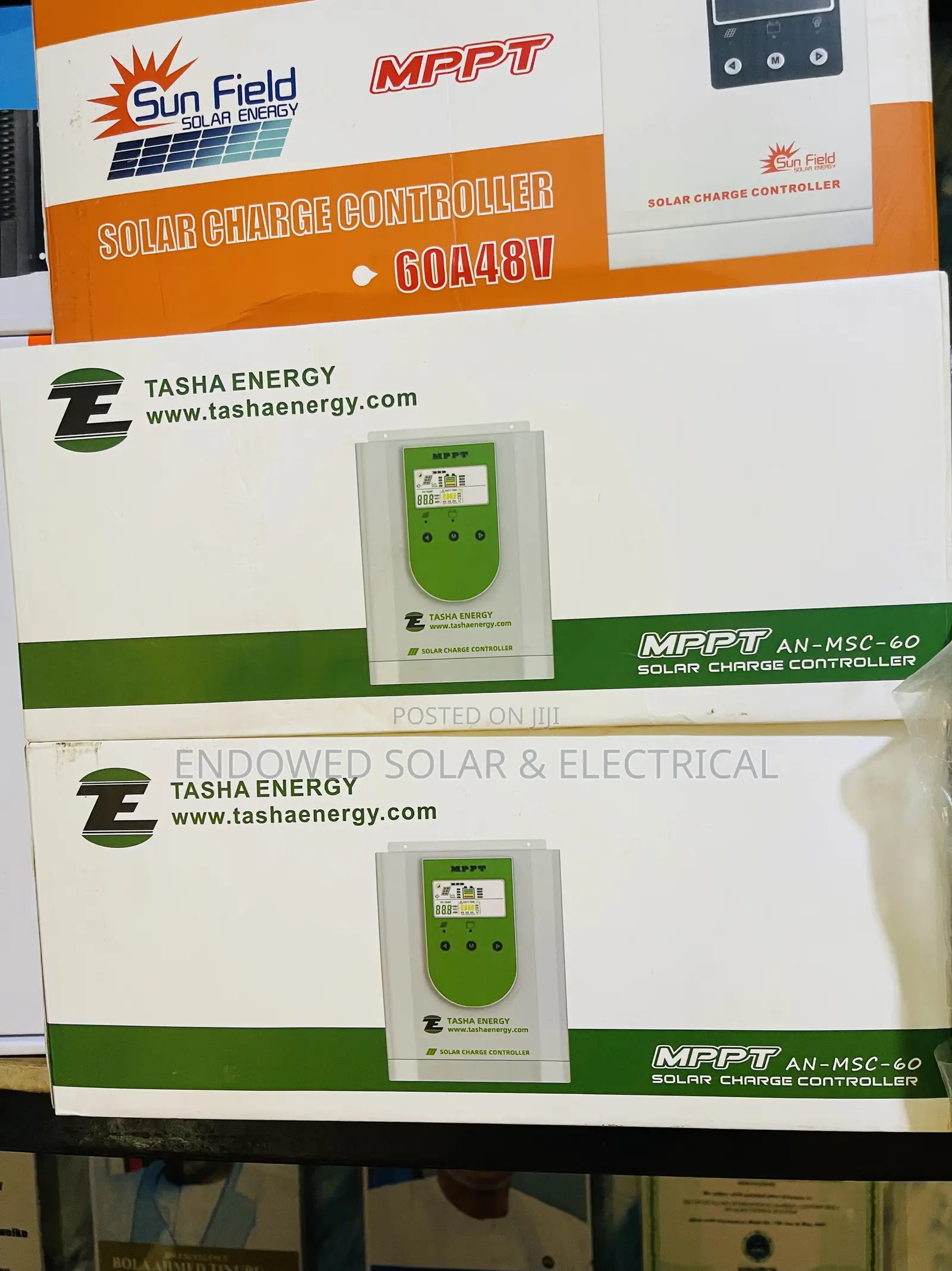 60ah 12v/24v/36v/48v MPPT Tasha Charge Controller