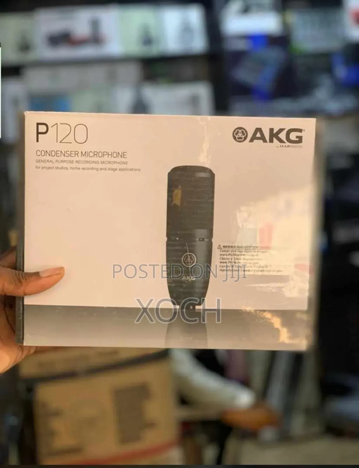 High-Performance General Purpose Recording Mic Akg P120