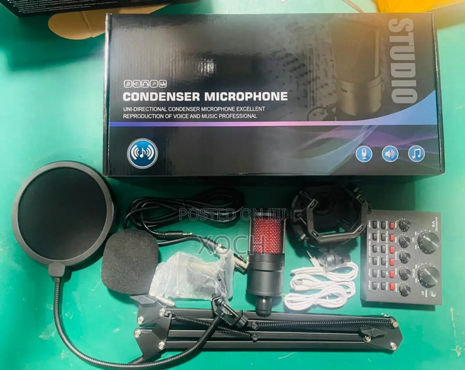 Condenser Microphone For Recording And Podcasting