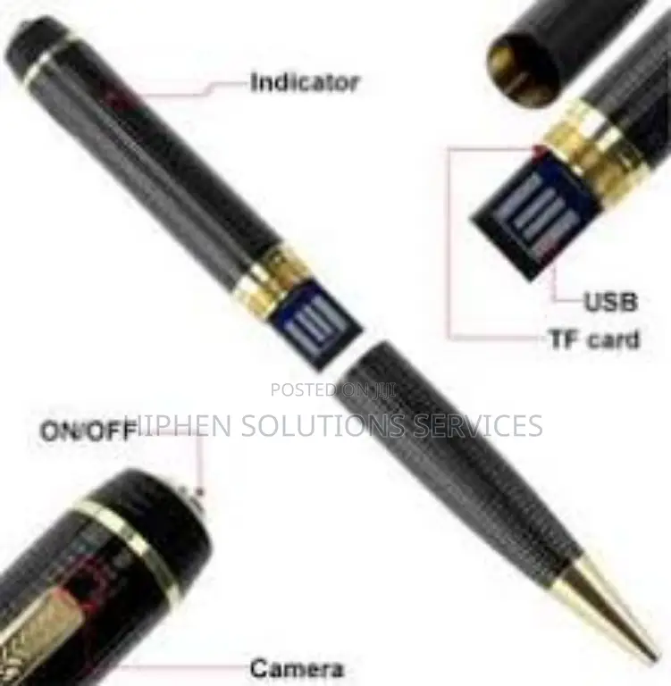 Spy Camera, Pen Camera With Fhd1080p, Nanny Cam With 180 Min