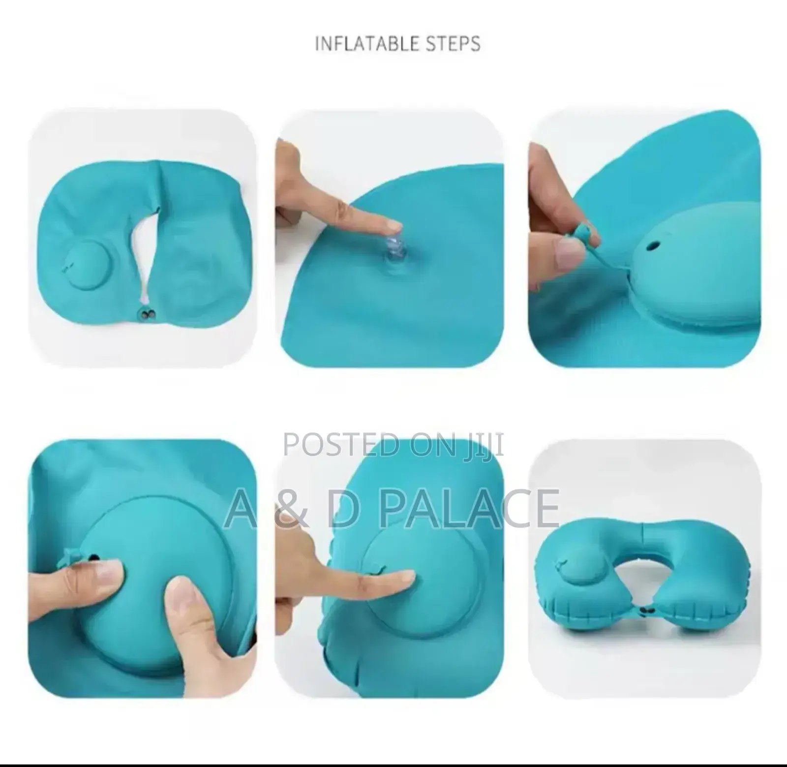 Inflatable Indoor and Outdoor Travel Indoor Neck Pillow