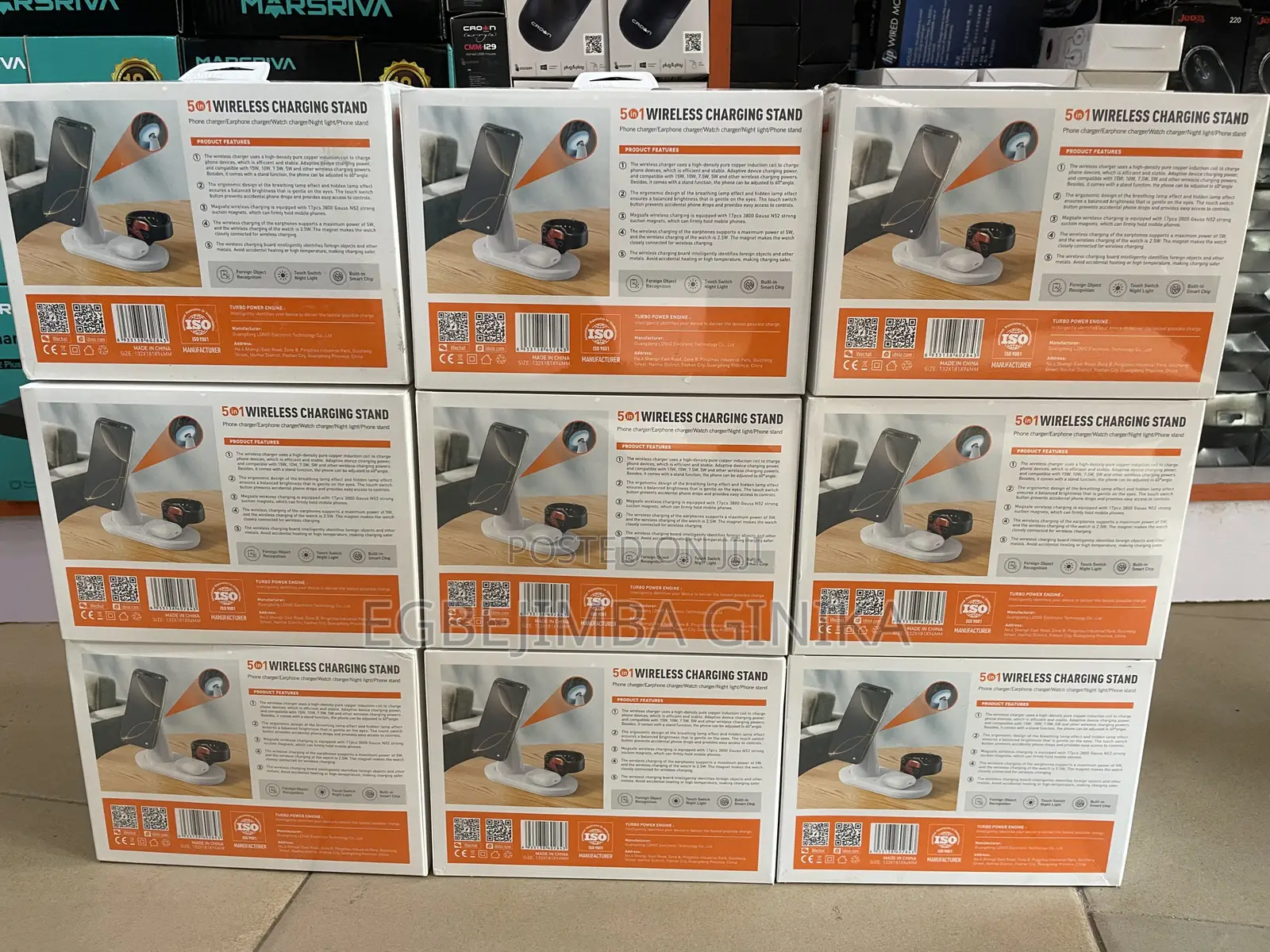 5 in the 1 Wireless Charging Stand