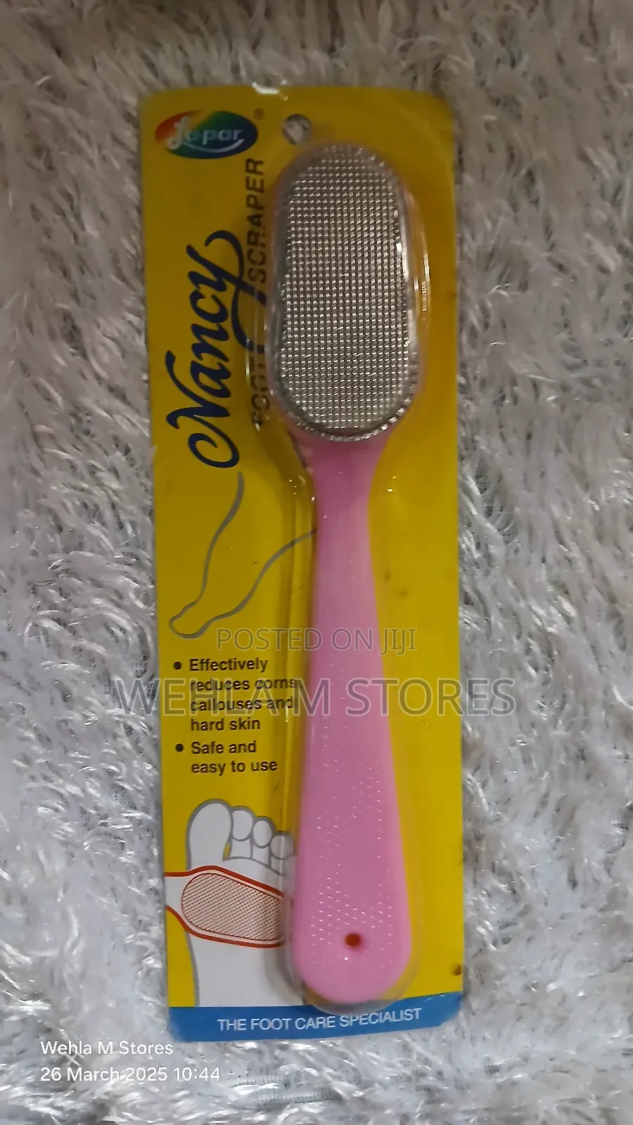 Nancy Foot Scraper With Stainless Steel Head