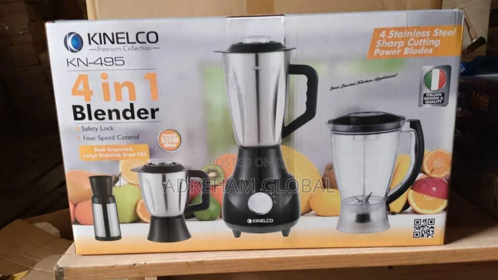Kinelco 4 in 1 Blender 550watts