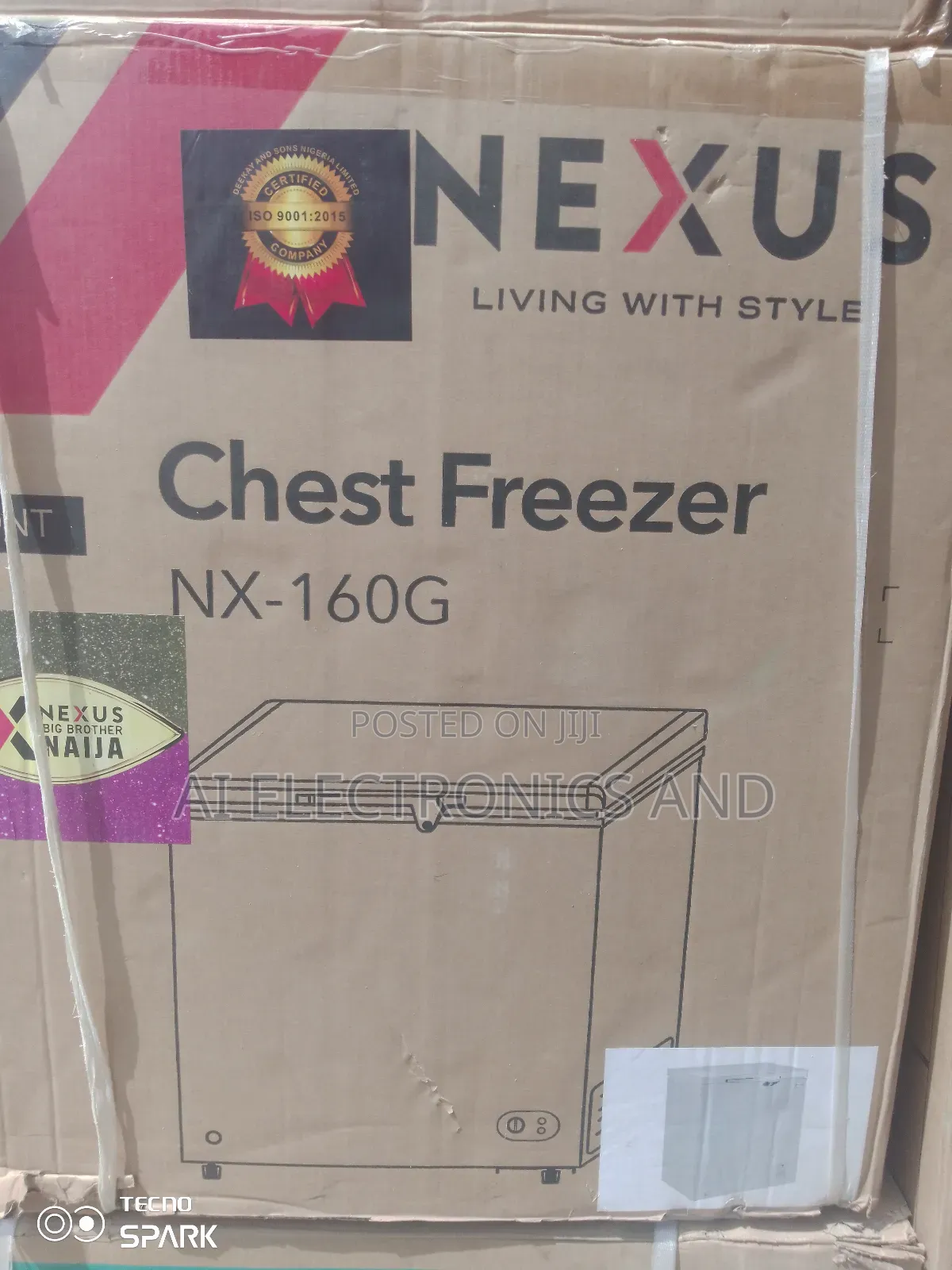Nexus Freezer 160liters