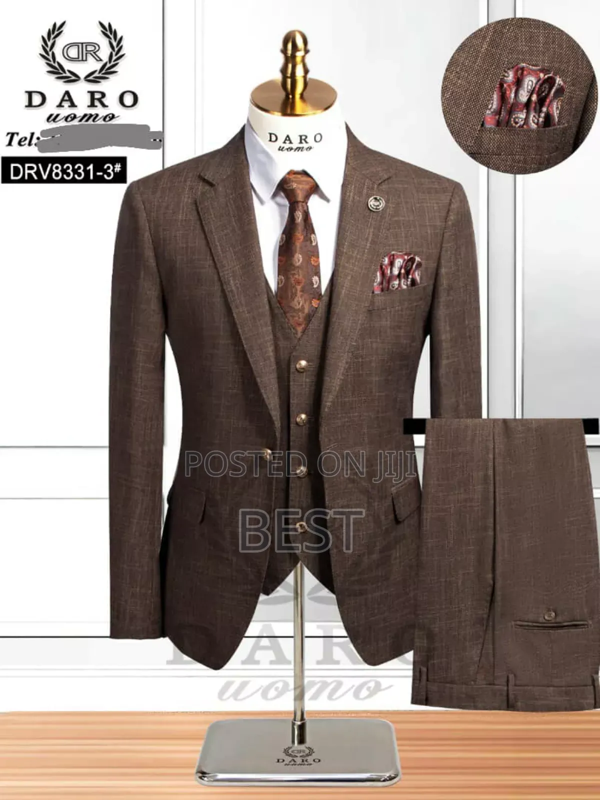 Rough Material Turkish 3pis Suit