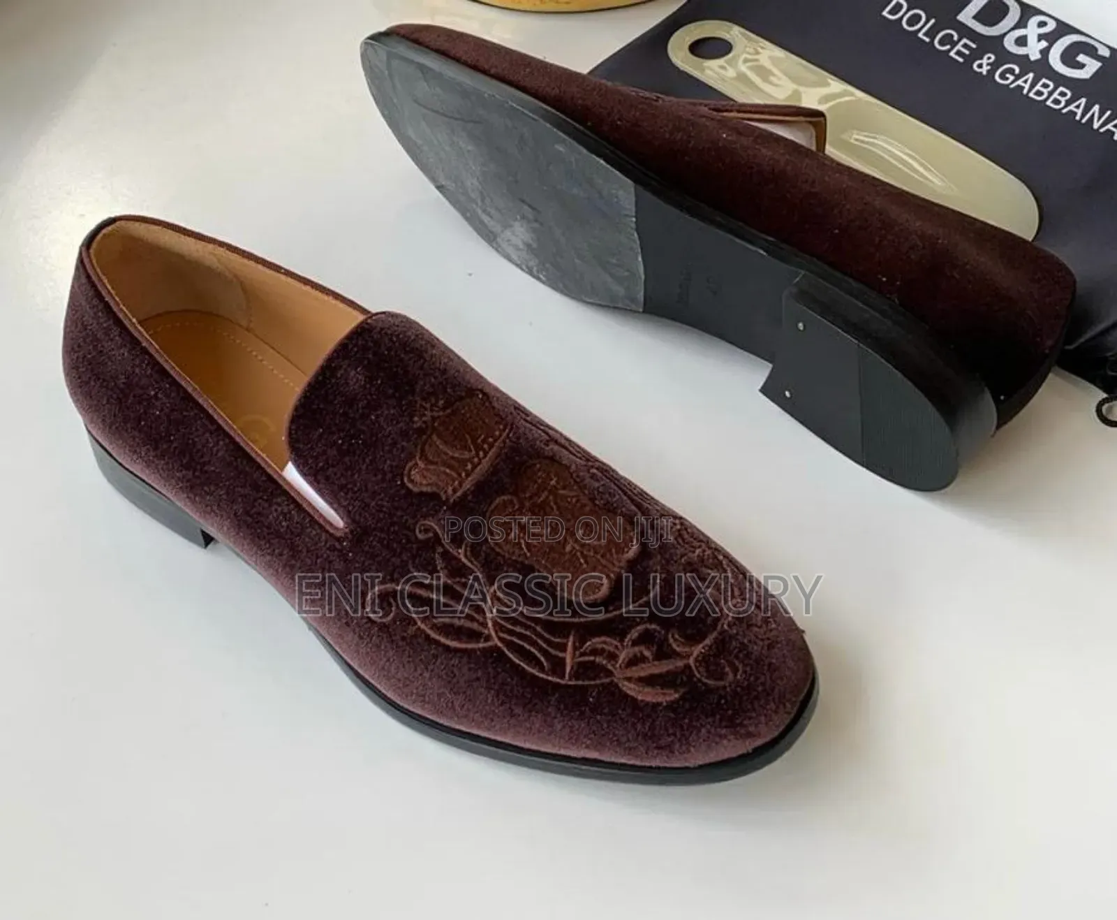 Pure Quality Luxury Suede Leather Shoes Dolce Gabbana