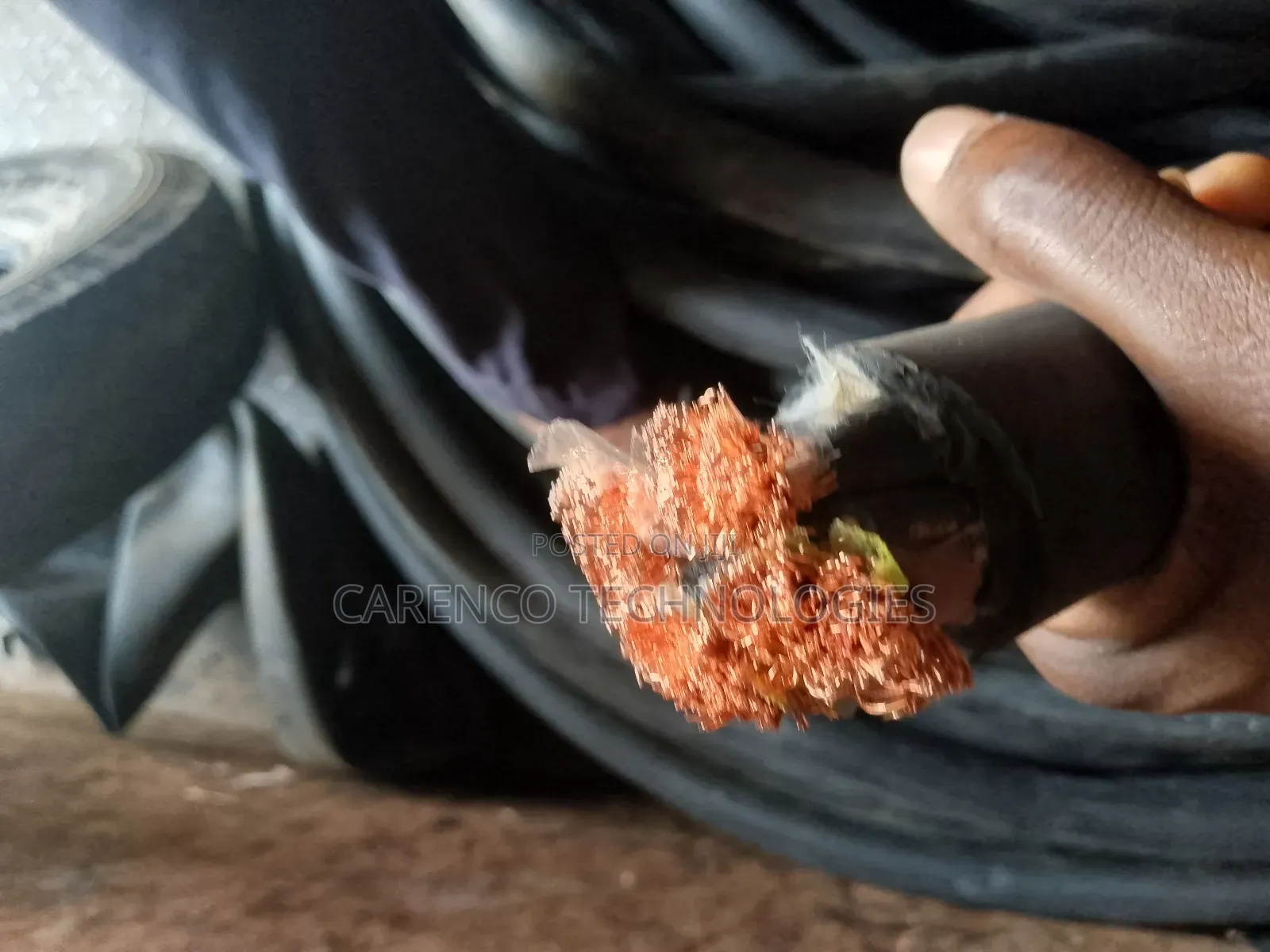 70mm2 4xcore Flexible T.R.S Cable (Pure Copper)