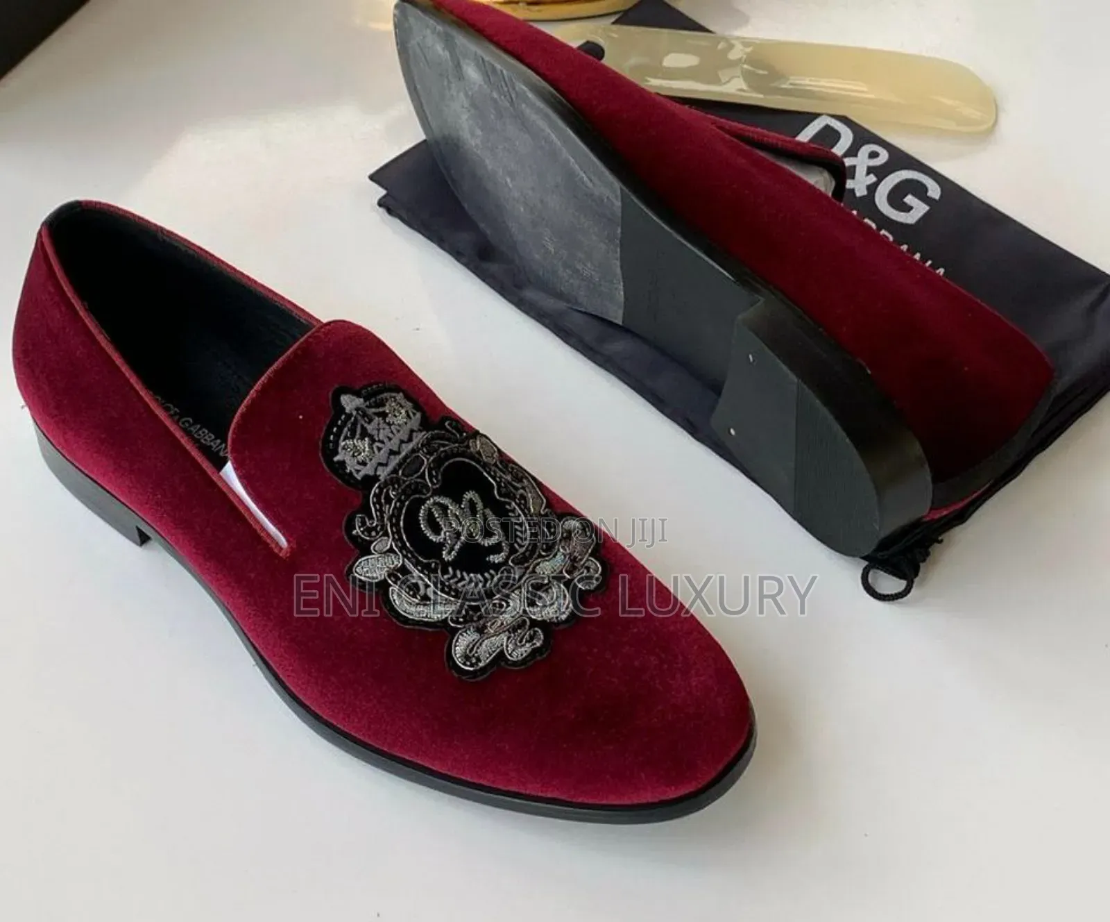 Pure Quality Luxury Suede Leather Shoes Dolce Gabbana