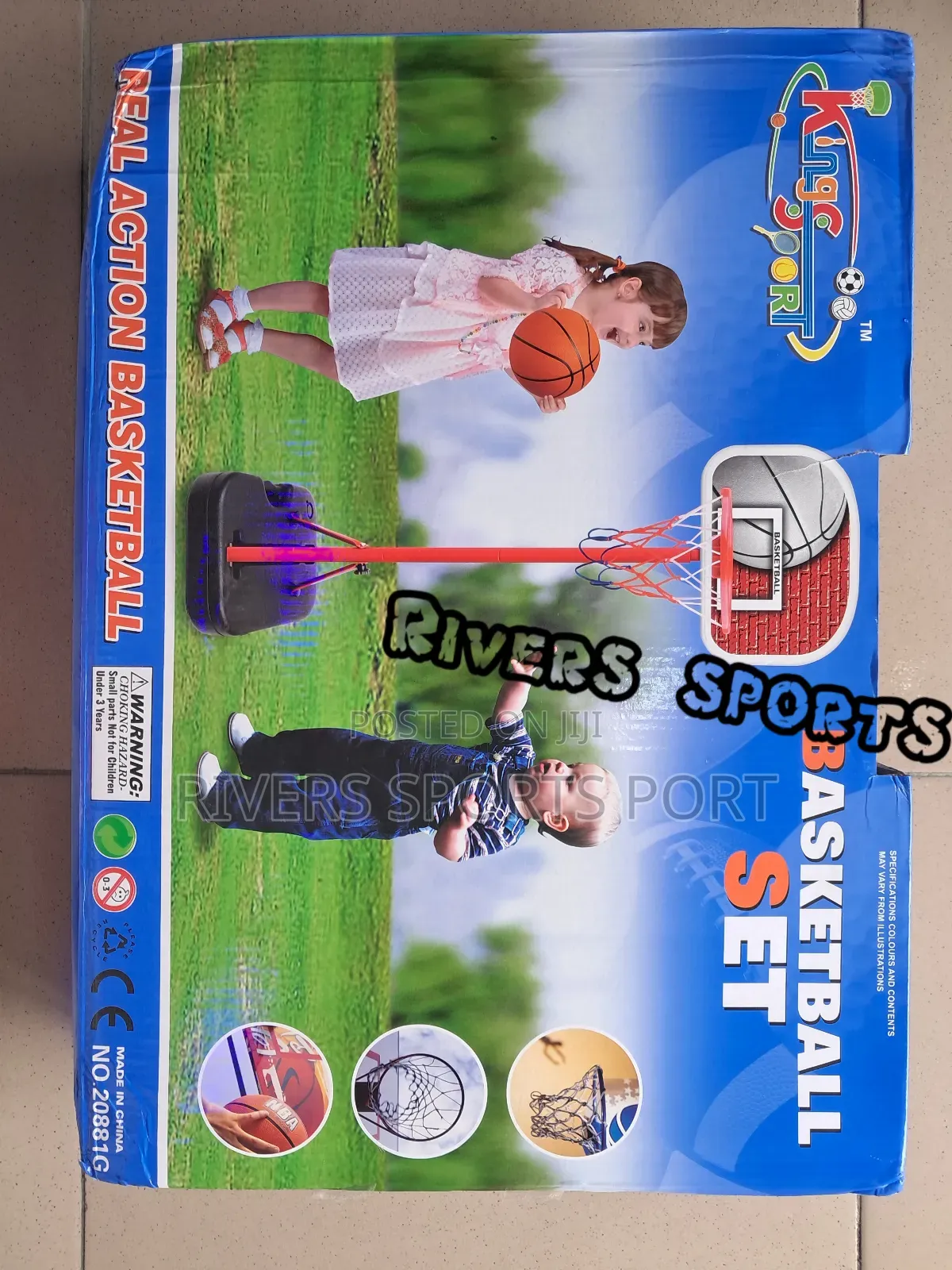 Adjustable Basketball Stand for Kids