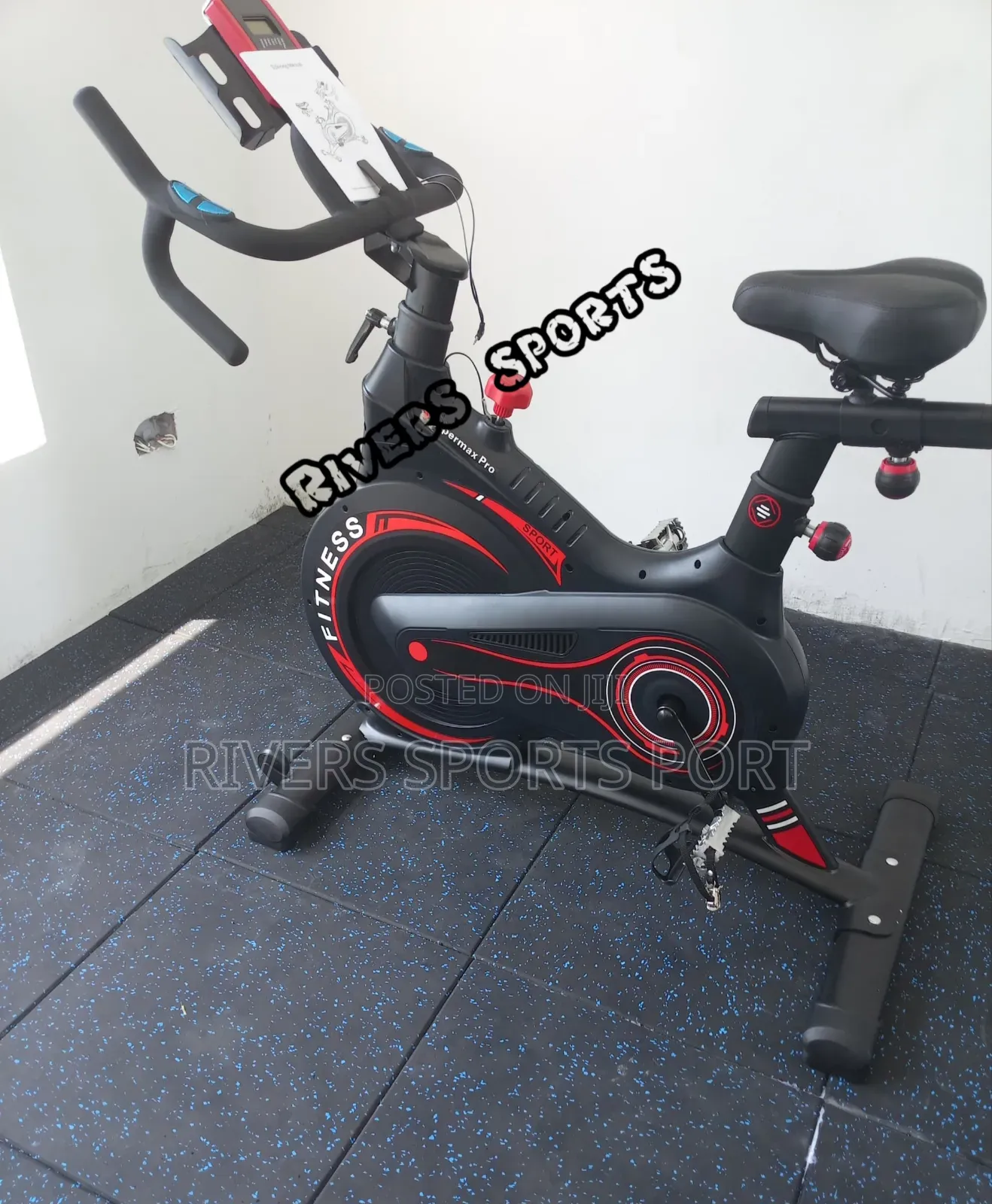 Happy Gam 150kg Commercial Exercise Spinning Bike Wit Phone/Tab Holder