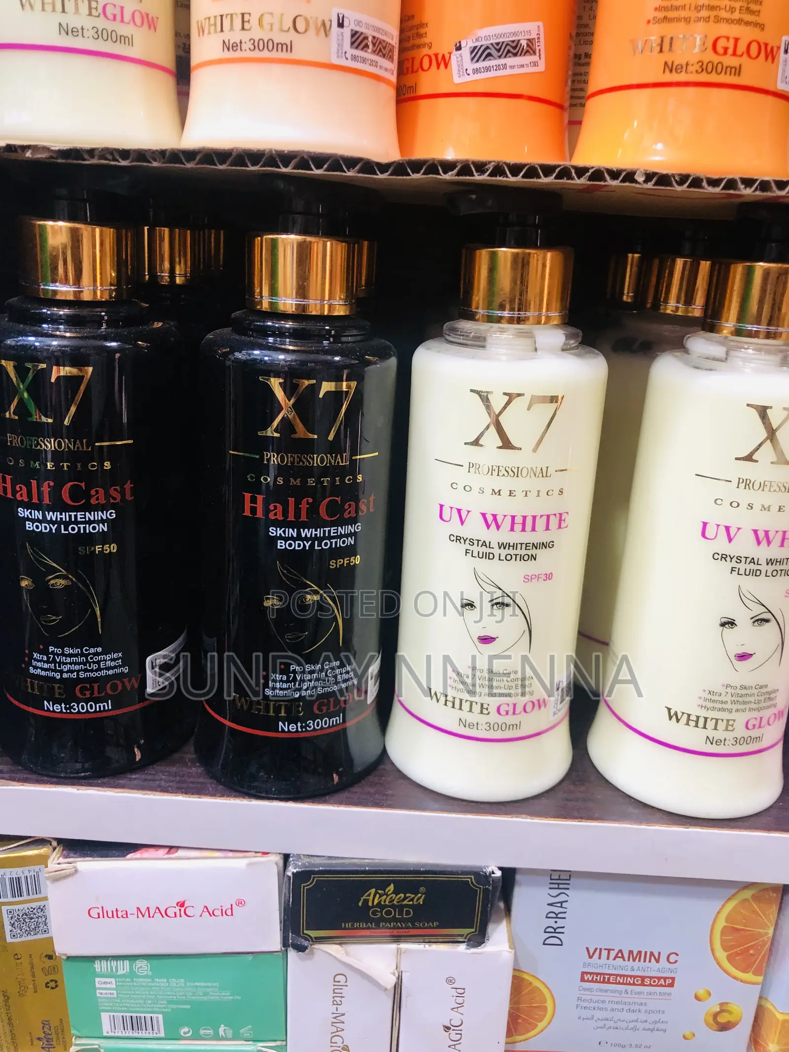 X7 Half Caste Skin Whitening Body Lotion