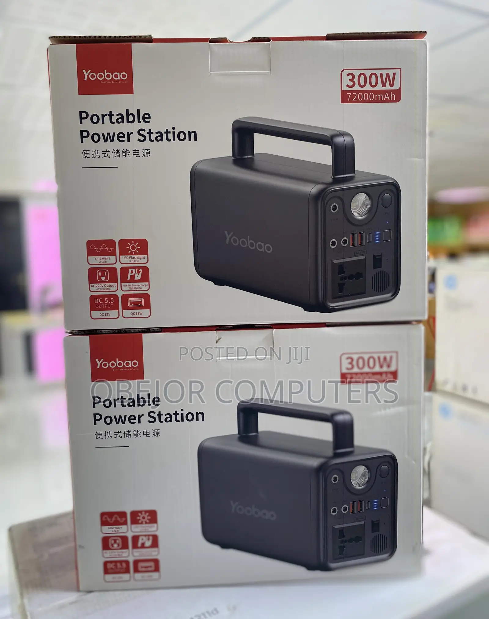 Yoobao 72000mah 300w Pd Portable Power Station
