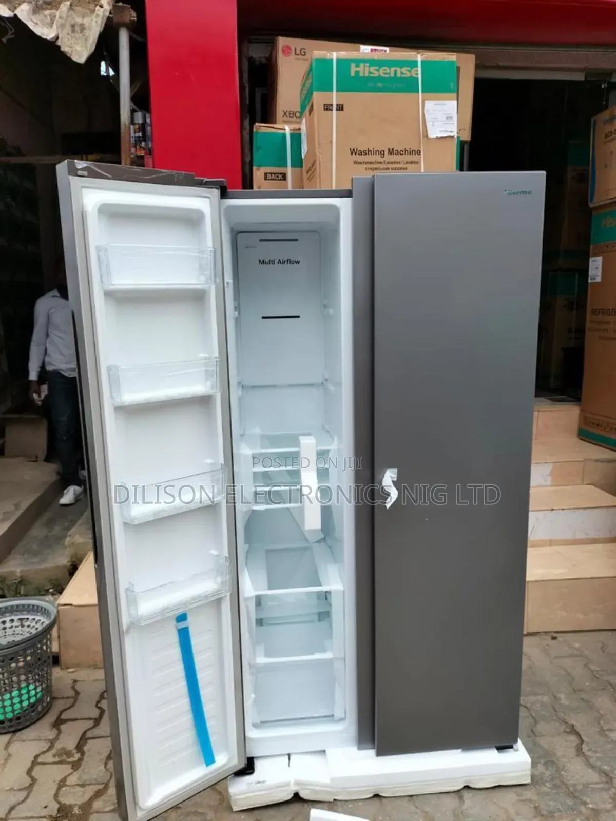 Brand New Hisense Side by Side Fridge