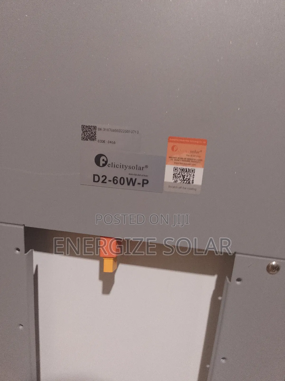 D2 60w Felicity All in One Solar Street Light