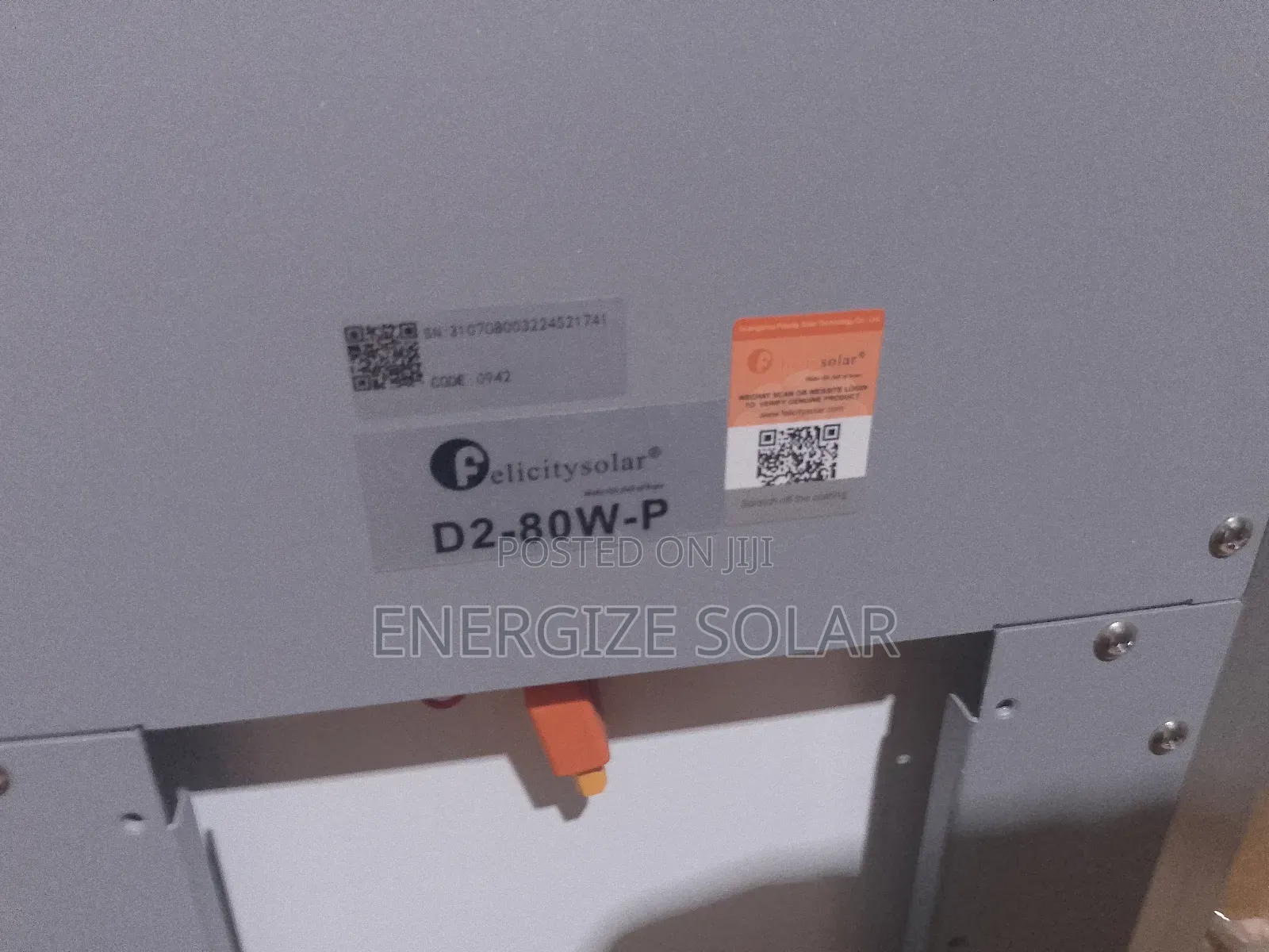 D2 80w Felicity All in One Solar Street Light