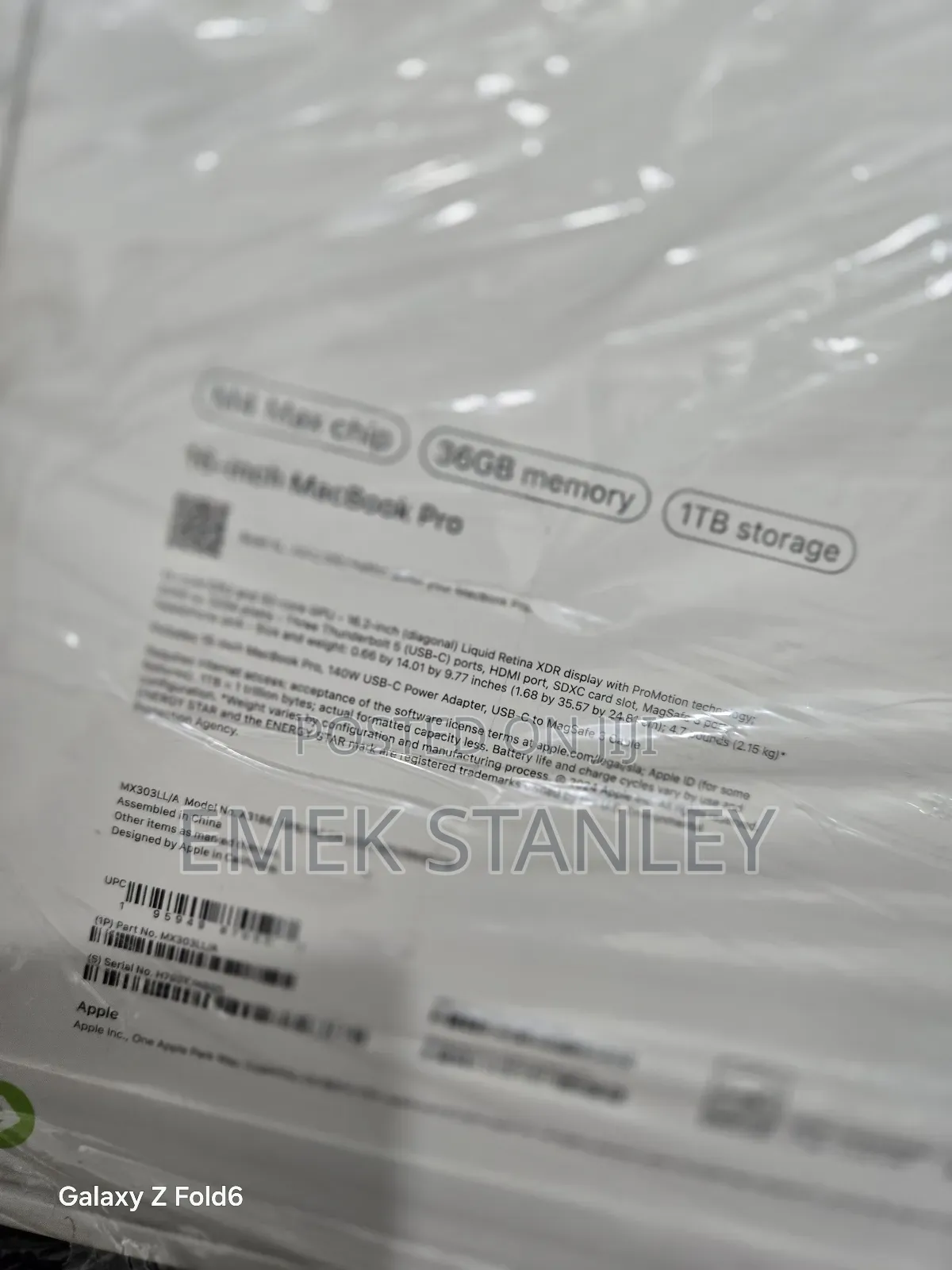 New Apple MacBook Pro 2024 M4 Max 16-inch 36GB Apple M4 Max SSD 1T