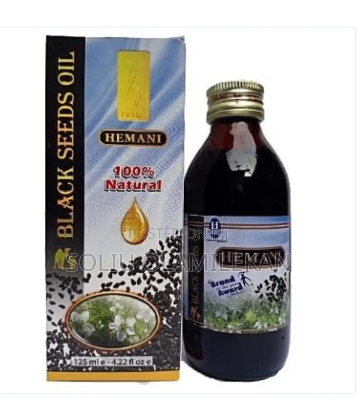 Black Seed Oil - Nigella Sativa - 125ml