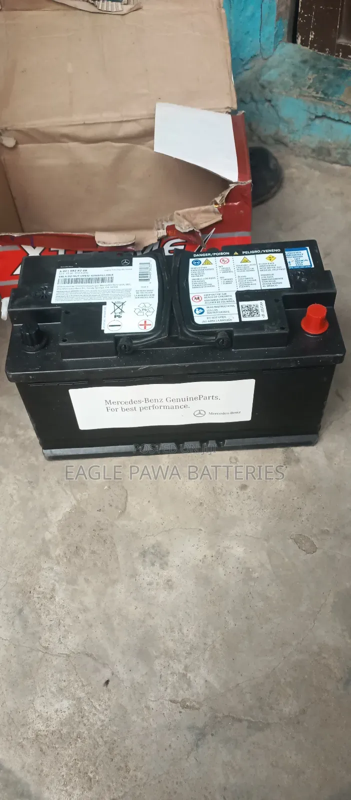 Original Benz Battery. 12v 100ah