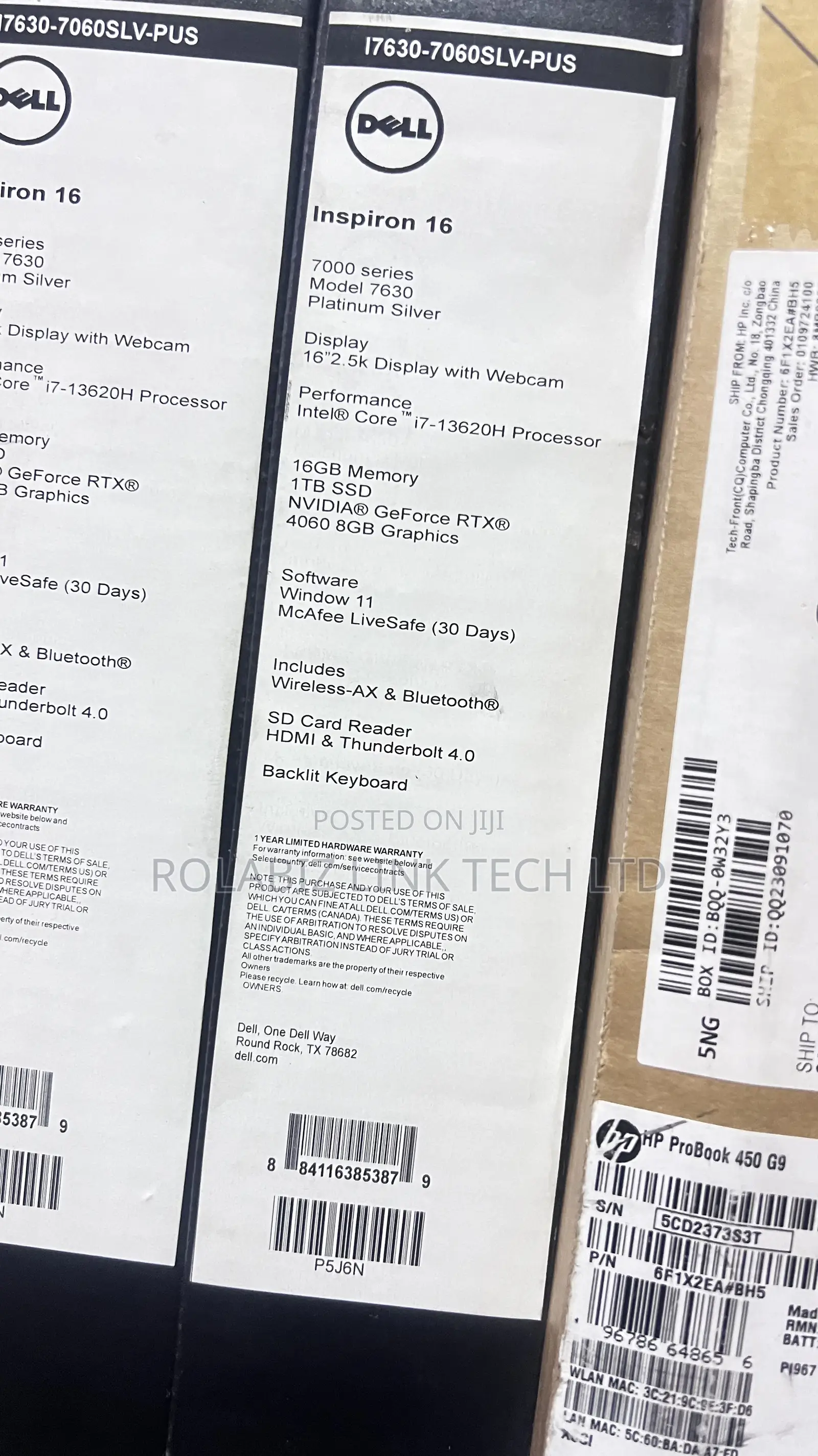 New Laptop Dell Inspiron 16 Plus 7630 16GB Intel Core Ultra 7 SSD 1T