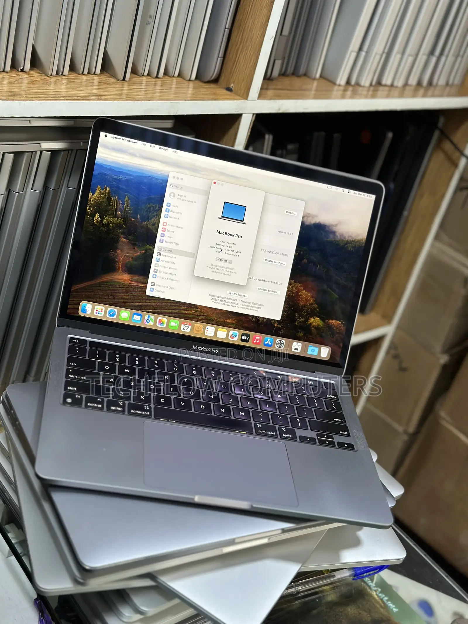 Laptop Apple MacBook Pro 2020 M1 16GB Apple M1 Pro SSD 256GB