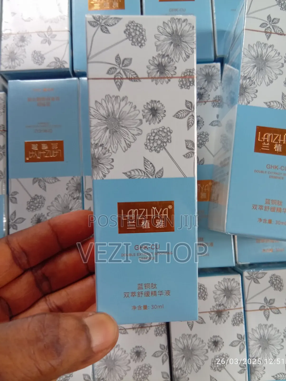 Lanzhiuya GHK-Cu Revitalizing Essence Serum for Face Neck