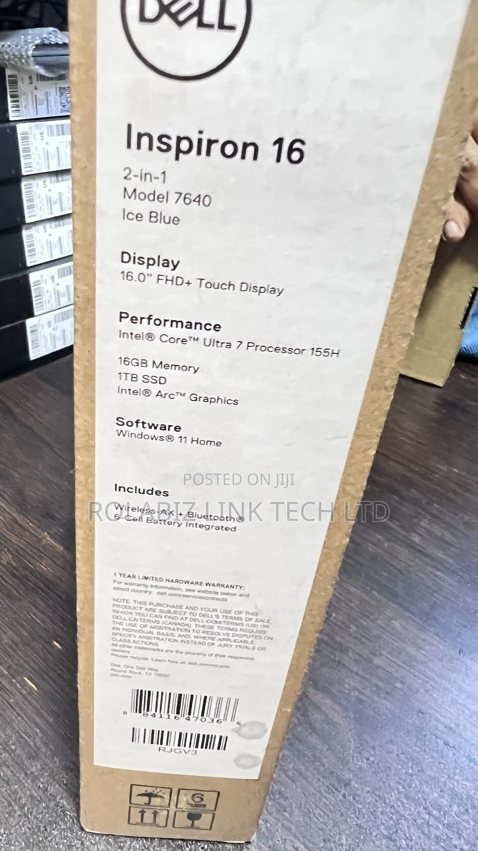 New Laptop Dell Inspiron 16 Plus 7640 16GB Intel Core Ultra 7 SSD 1T
