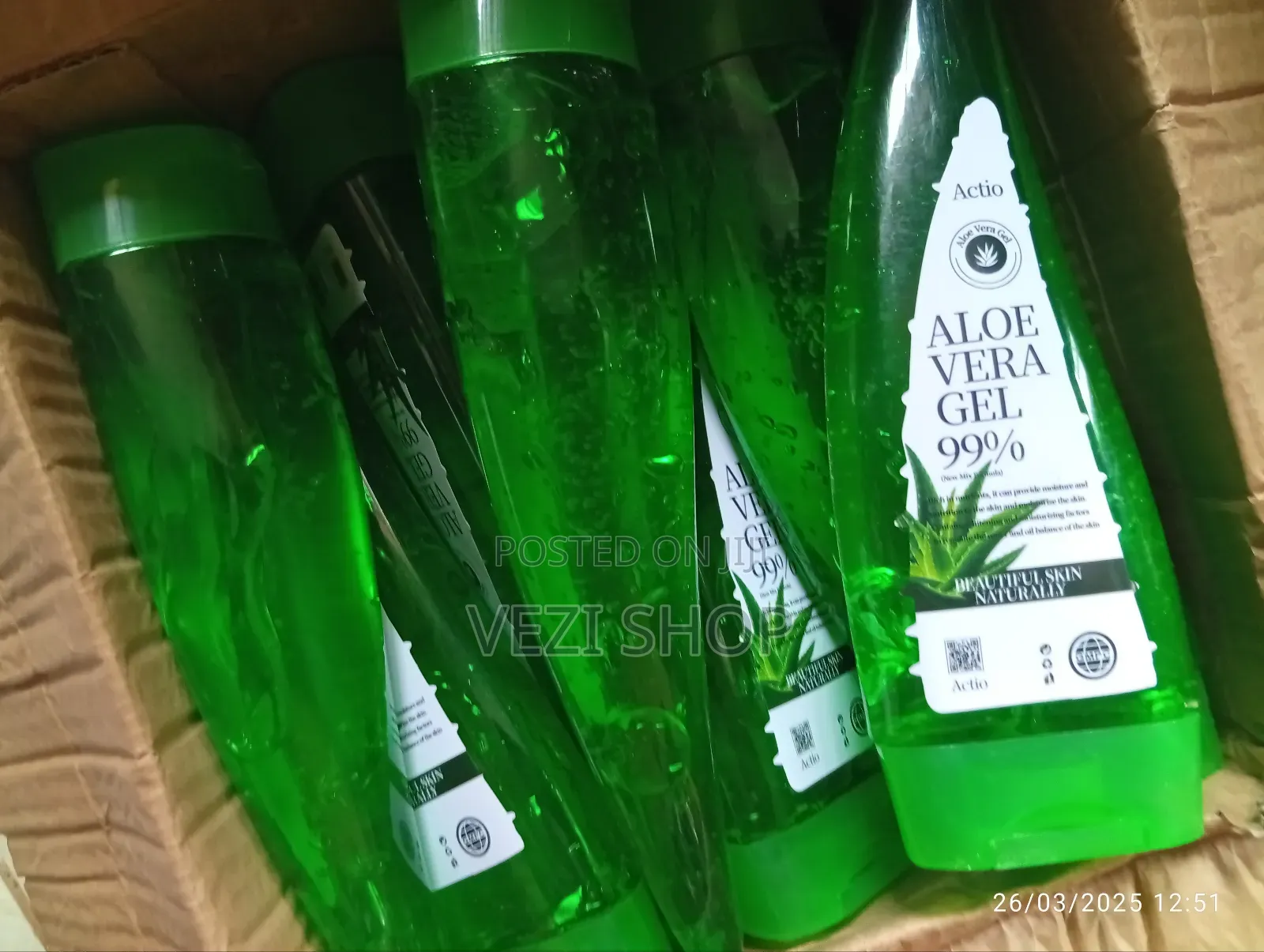 China Actio Aloe Vera Gel 99% Beautiful Skin Naturally