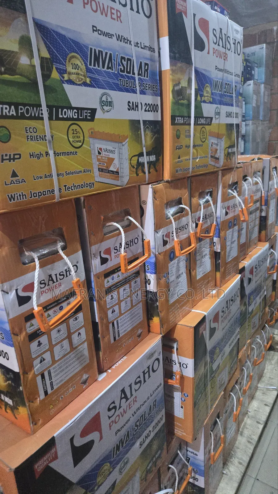 Saisho Power 220ah Tubular Battery