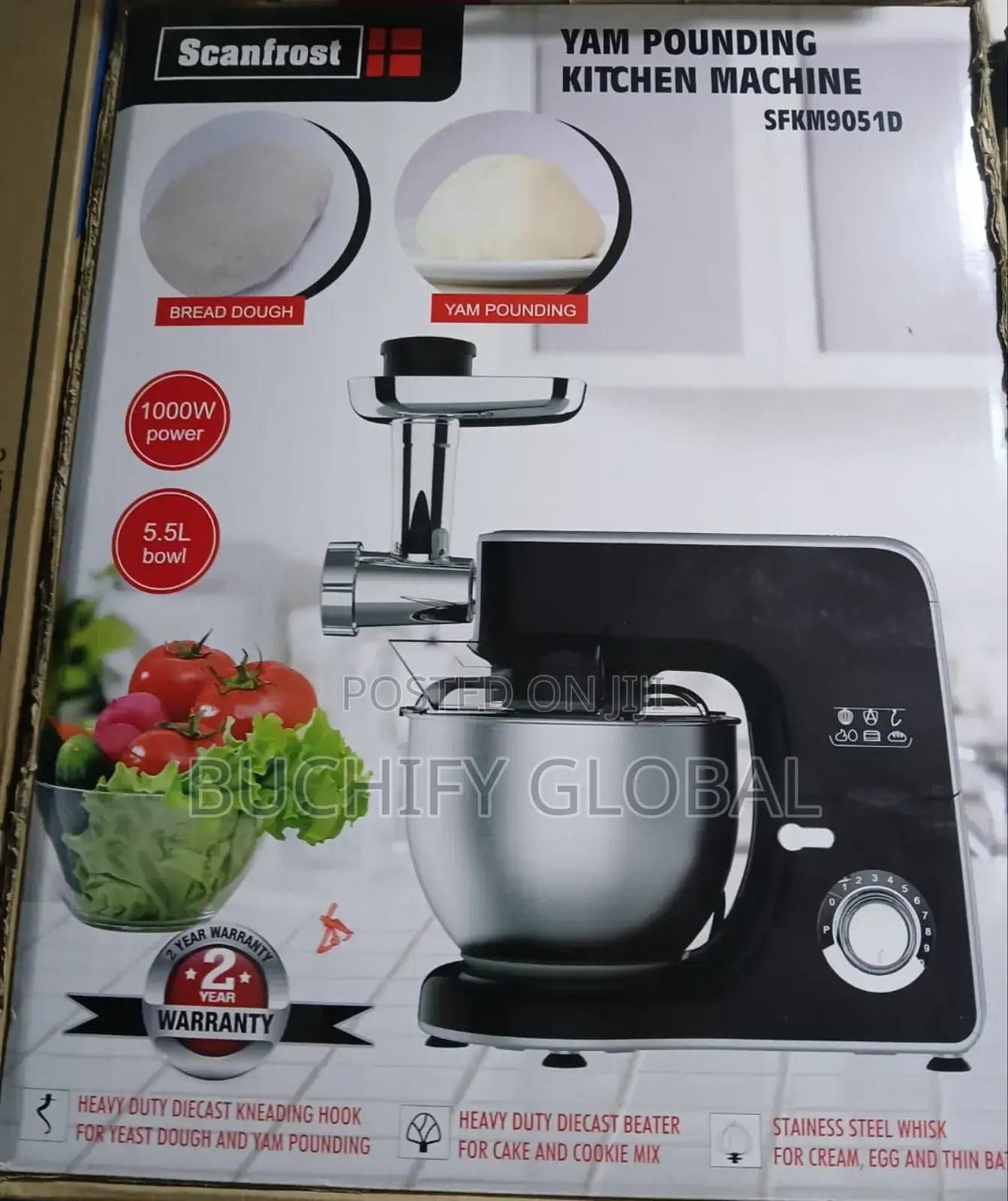 Scanfrost Mixer/Yam Pounder 5.5l