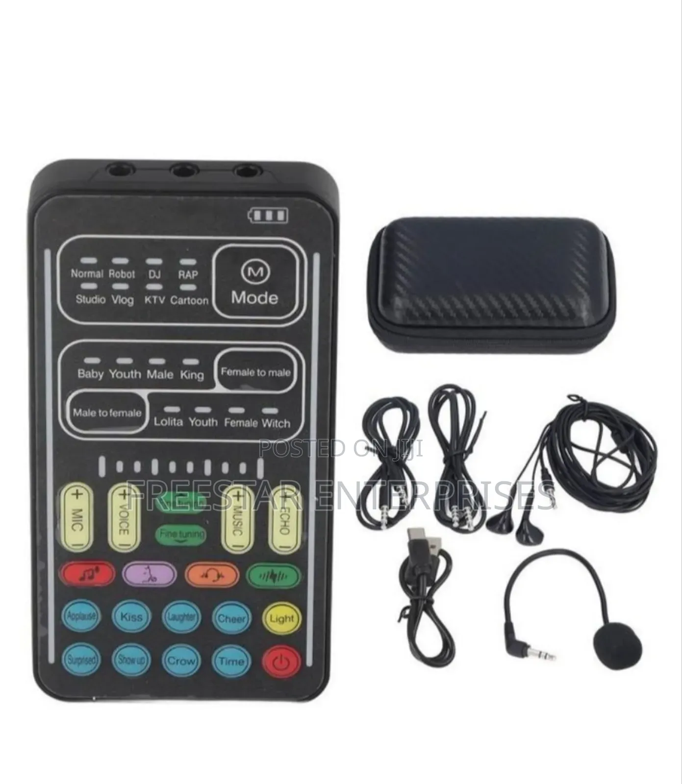 Voice Changer. Handheld Microphone Voice Changer. Sound Card