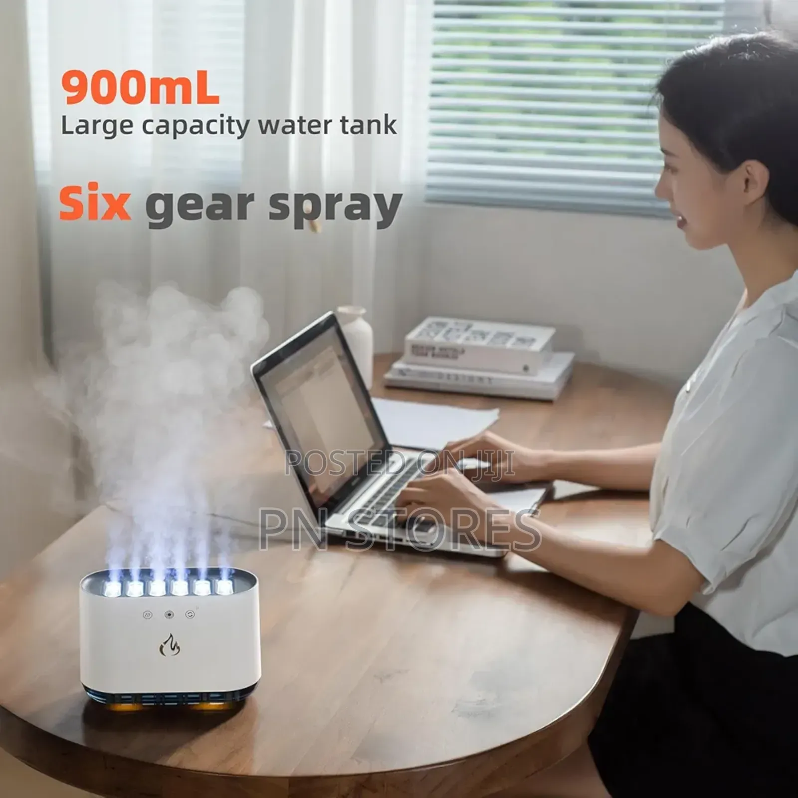 900ml Large Air Humidifier With Dynamic Pick Up Lights