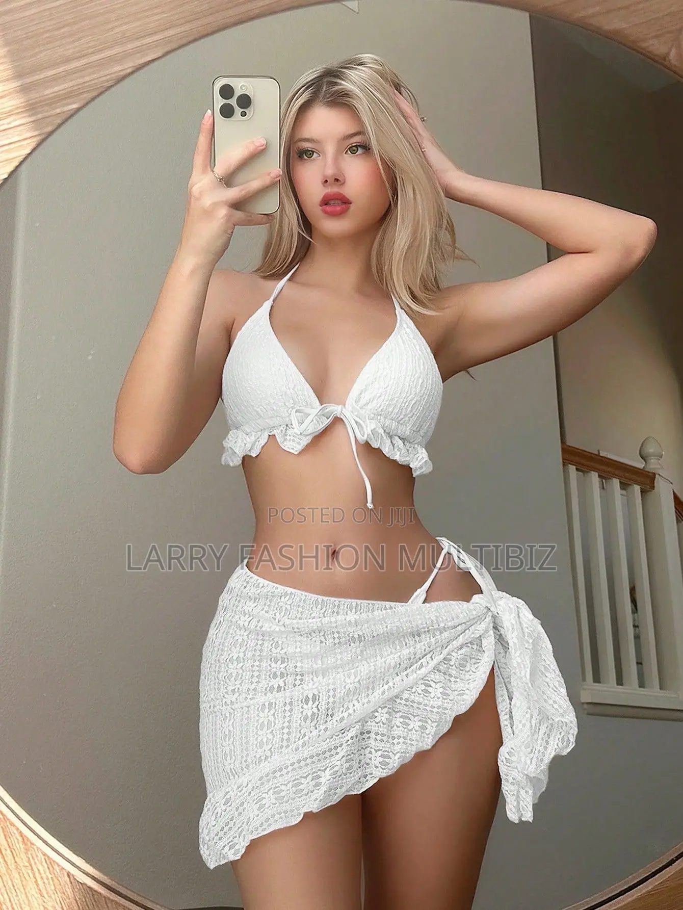 Bikini Swimwear With Coverup Skirt