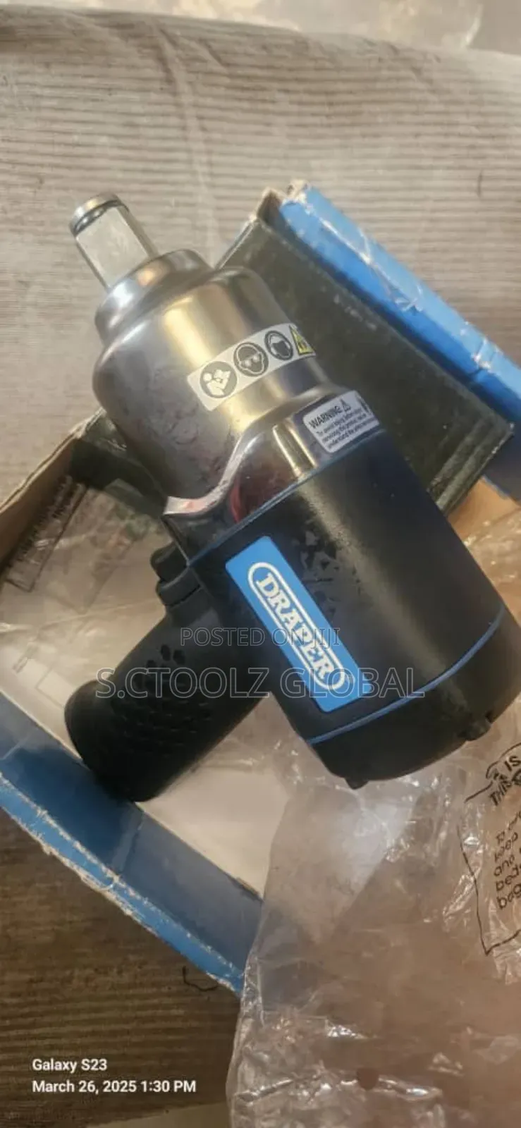 Draper 3/4 Pneumatic Impact Wrench