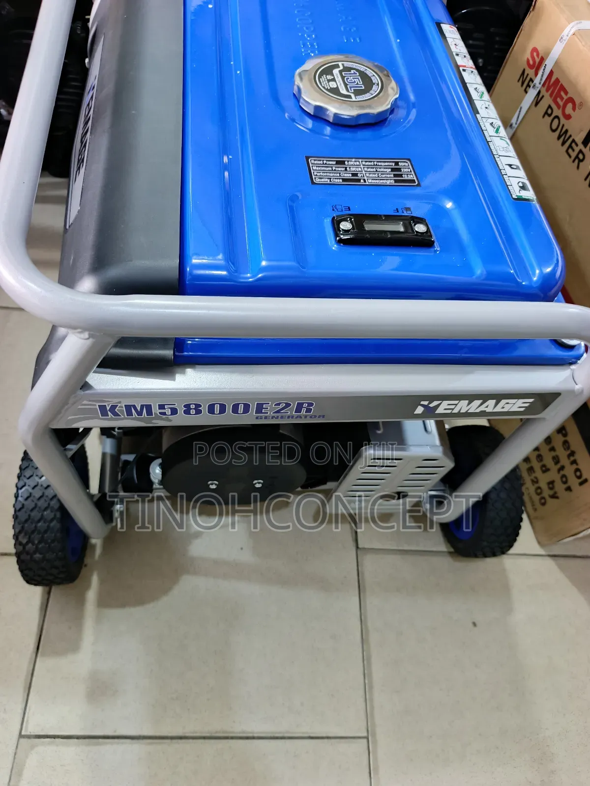Kemage Generator 5.5 Kva 100% Copper Coil Key Starter