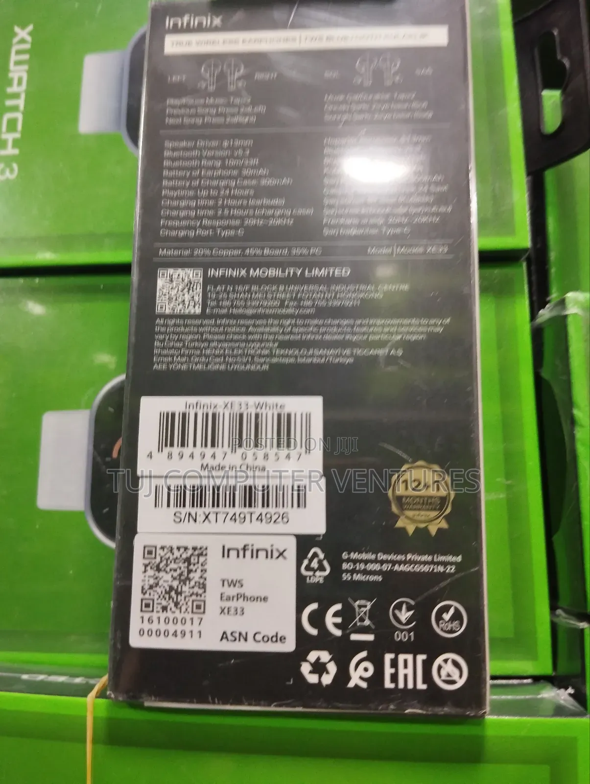 Infinix Xbuds 3 Lite Earbuds