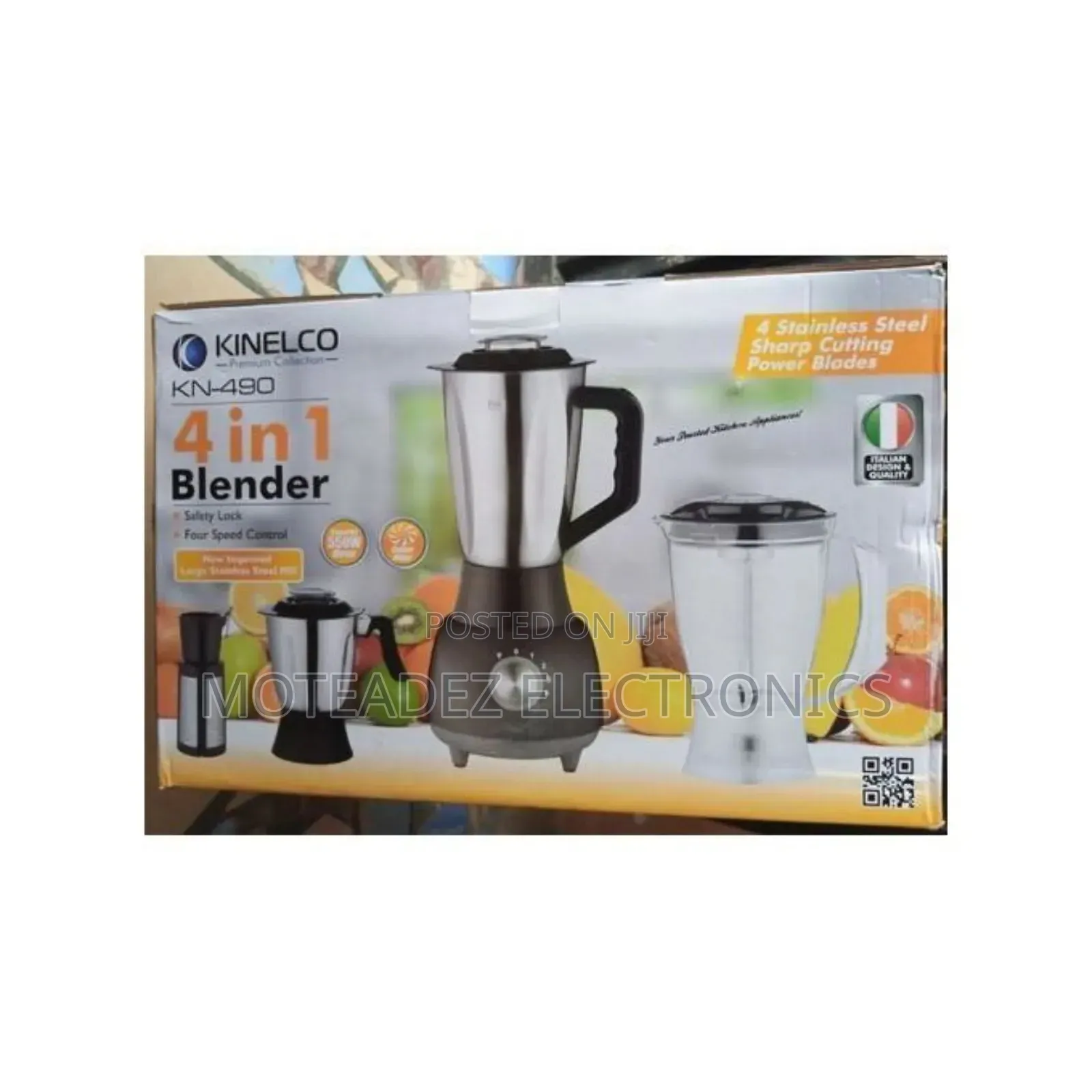 Kinelco 4in1 Multifunctional Blender, Mixer, Grinder, Juicer